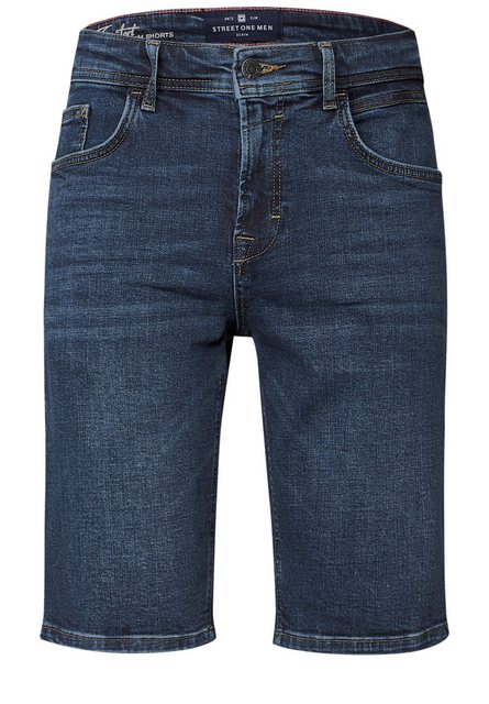 STREET ONE MEN Bermudas aus Baumwolle mit Stretchanteil günstig online kaufen