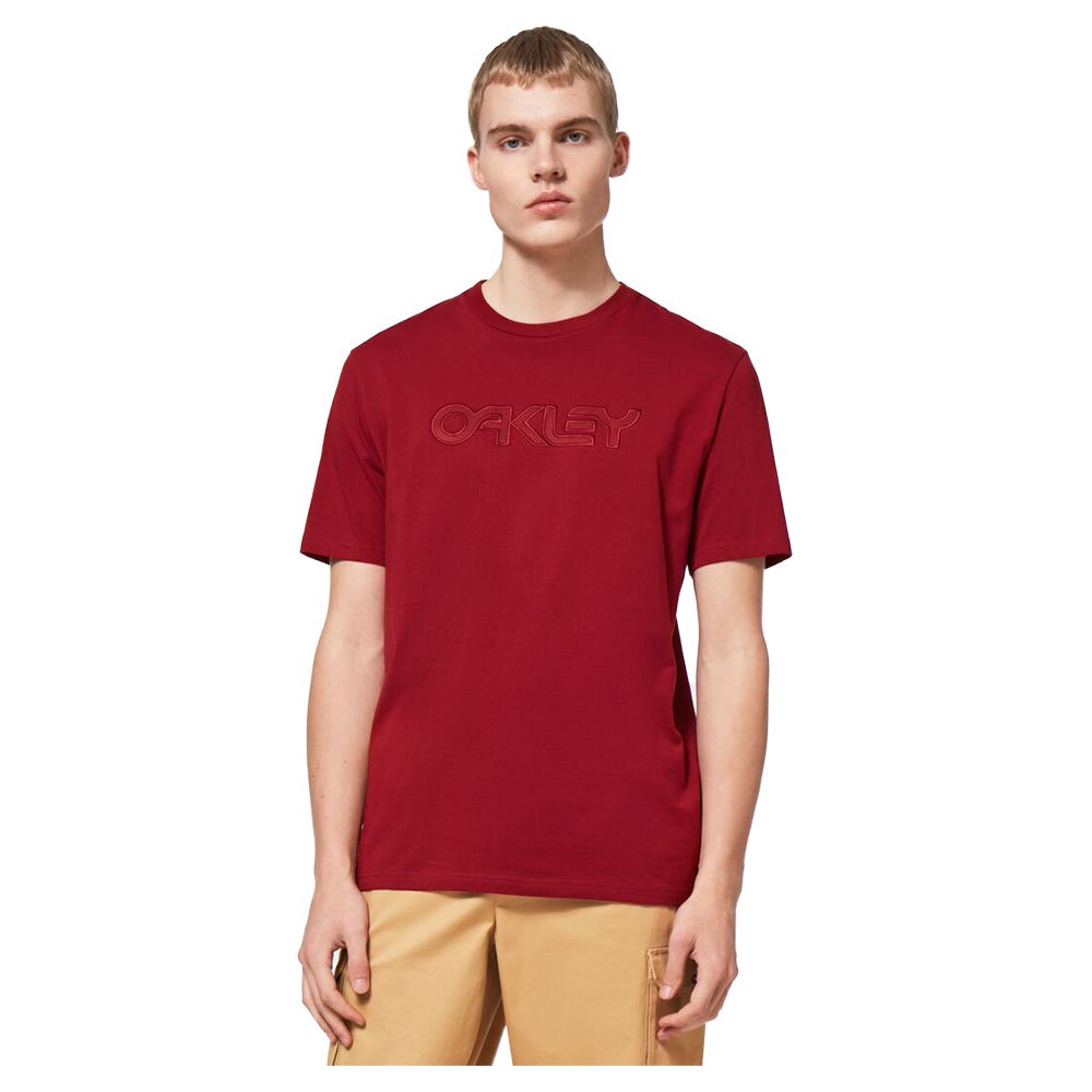 Oakley Apparel Vermascht B1b Kurzärmeliges T-shirt XS Iron Red günstig online kaufen