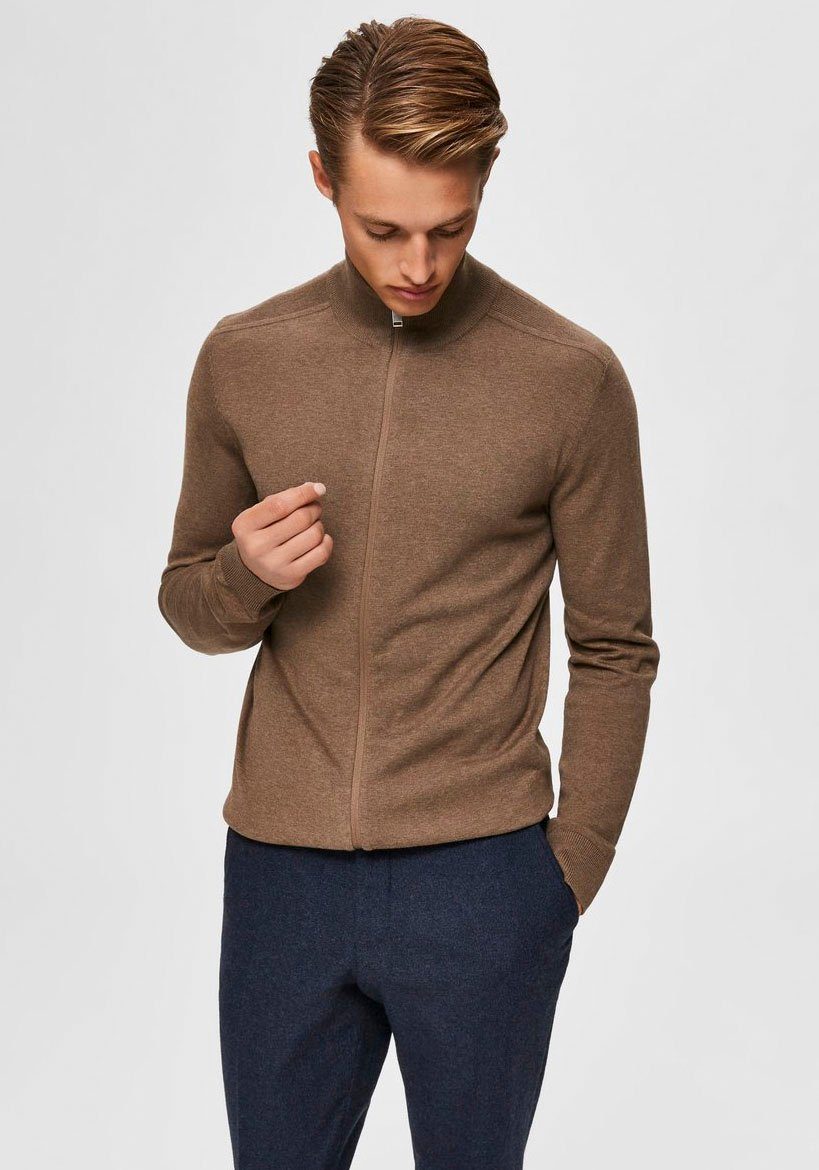 SELECTED HOMME Strickjacke SLHBERG FULL ZIP günstig online kaufen