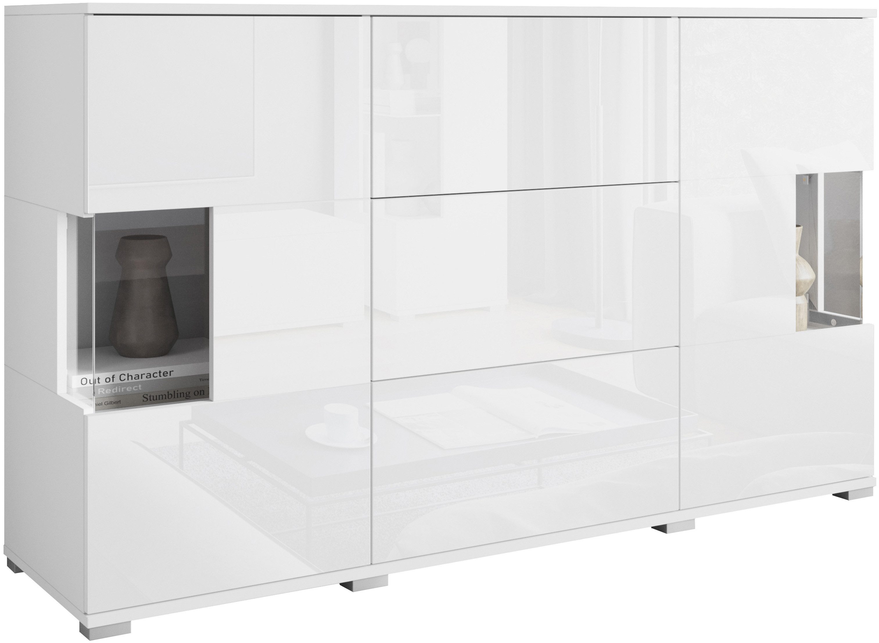 INOSIGN Sideboard "Kenia", (1 St.), Sideboard mit 3 Schubladen, 6 Fächern, günstig online kaufen