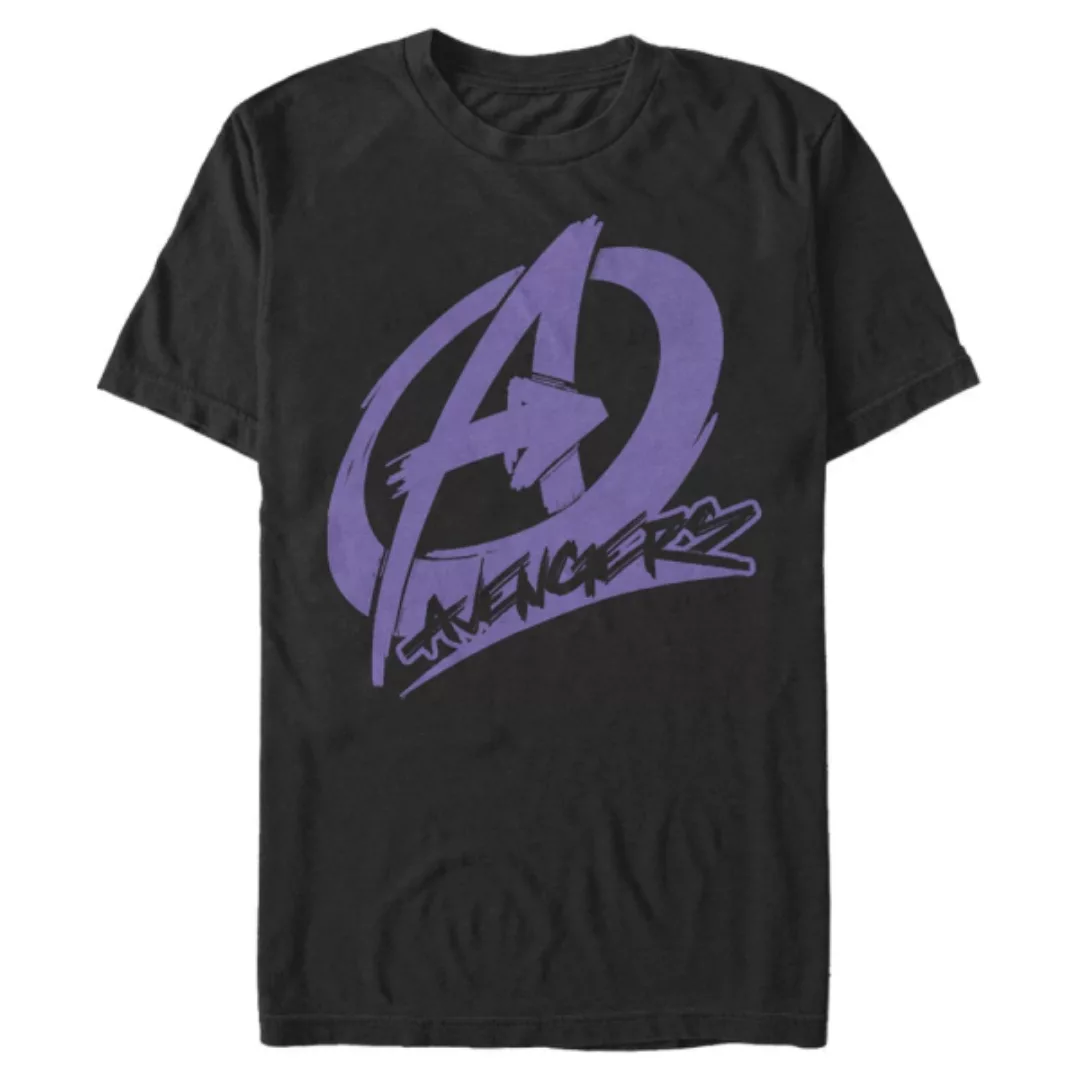 Marvel - Logo Avenger Graffiti - Männer T-Shirt günstig online kaufen