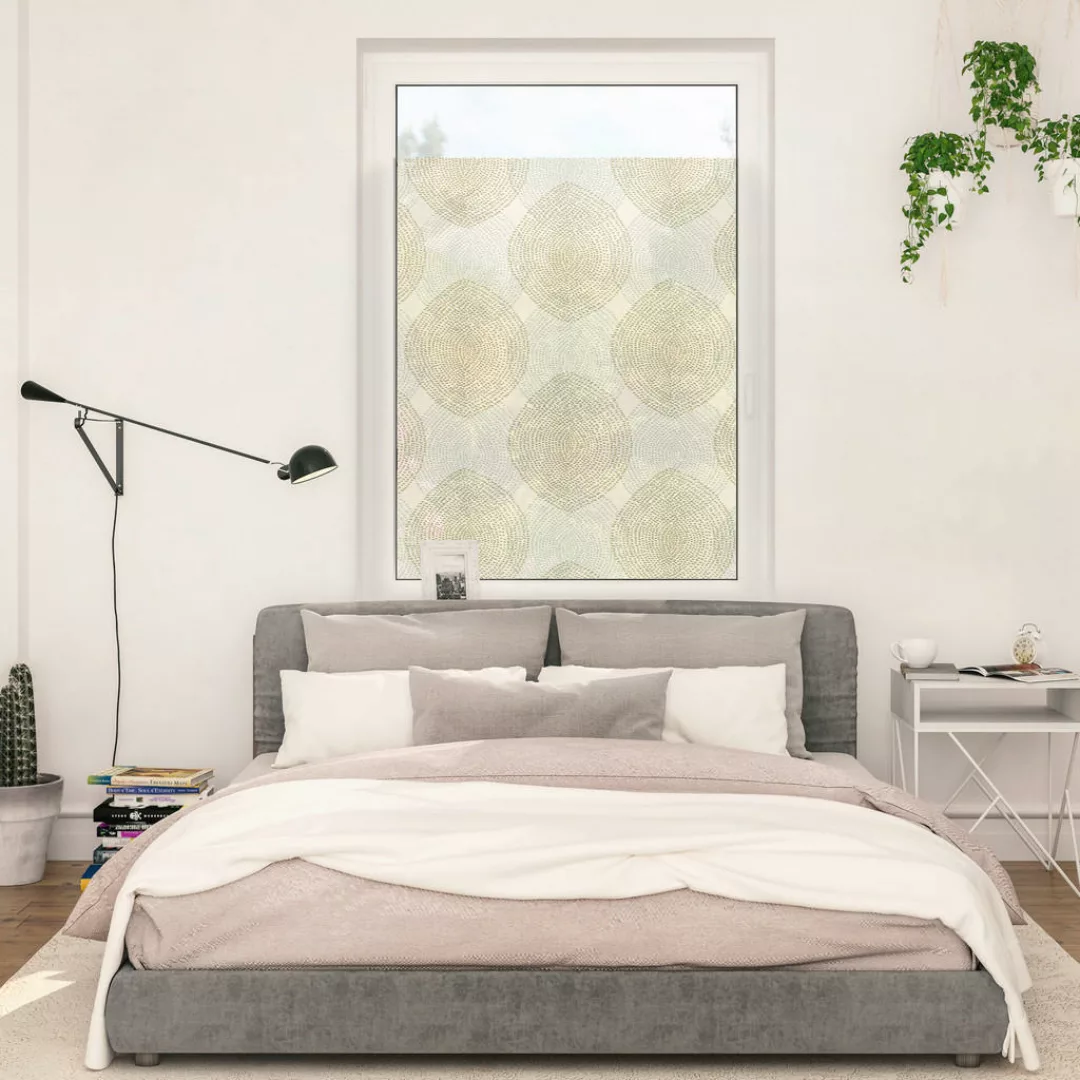 LICHTBLICK Fensterfolie Boho Drop Rectangle Grafik Boho Drop Rectangle beig günstig online kaufen