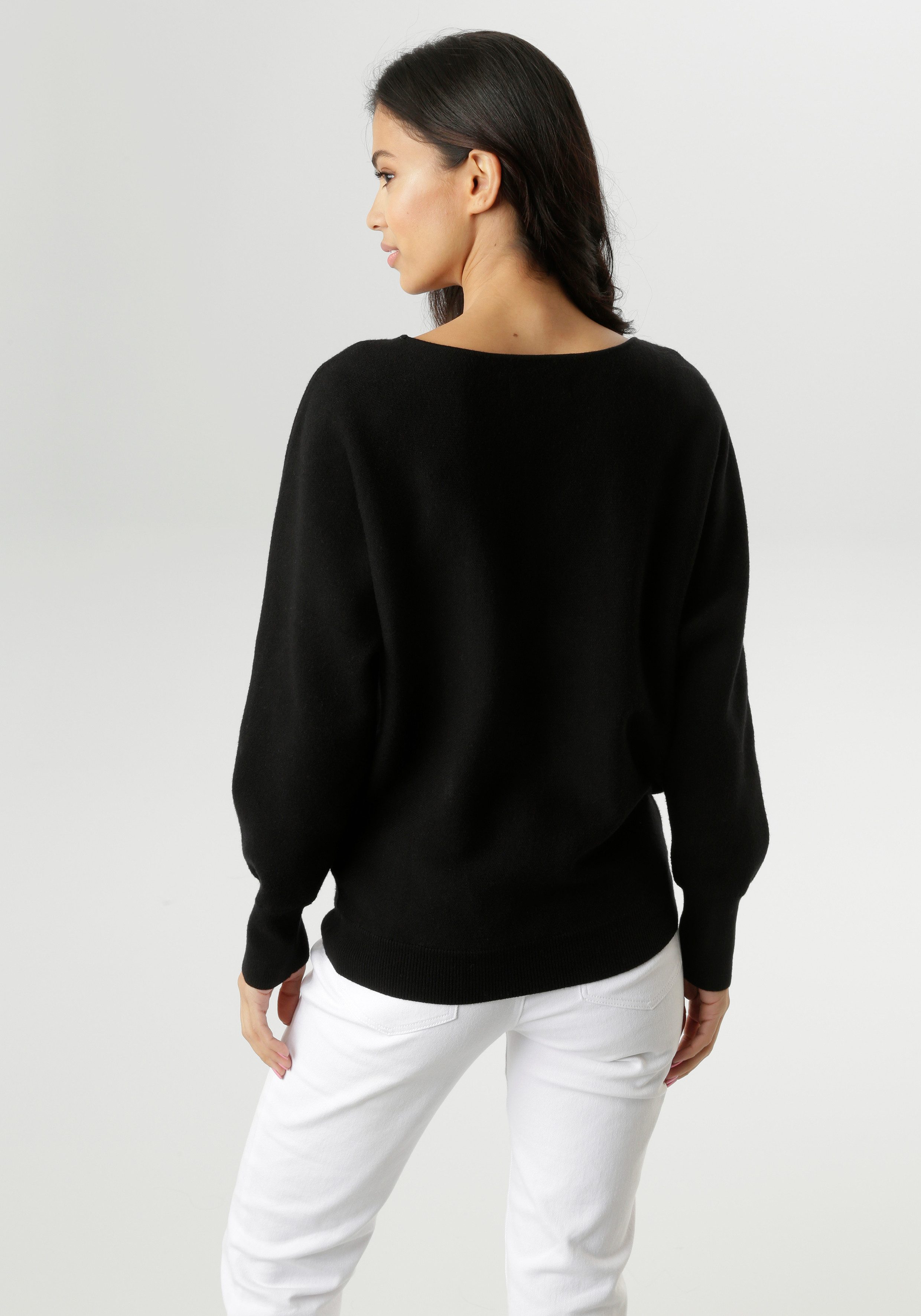 Aniston SELECTED Strickpullover mit extravaganten, aufgestickten günstig online kaufen