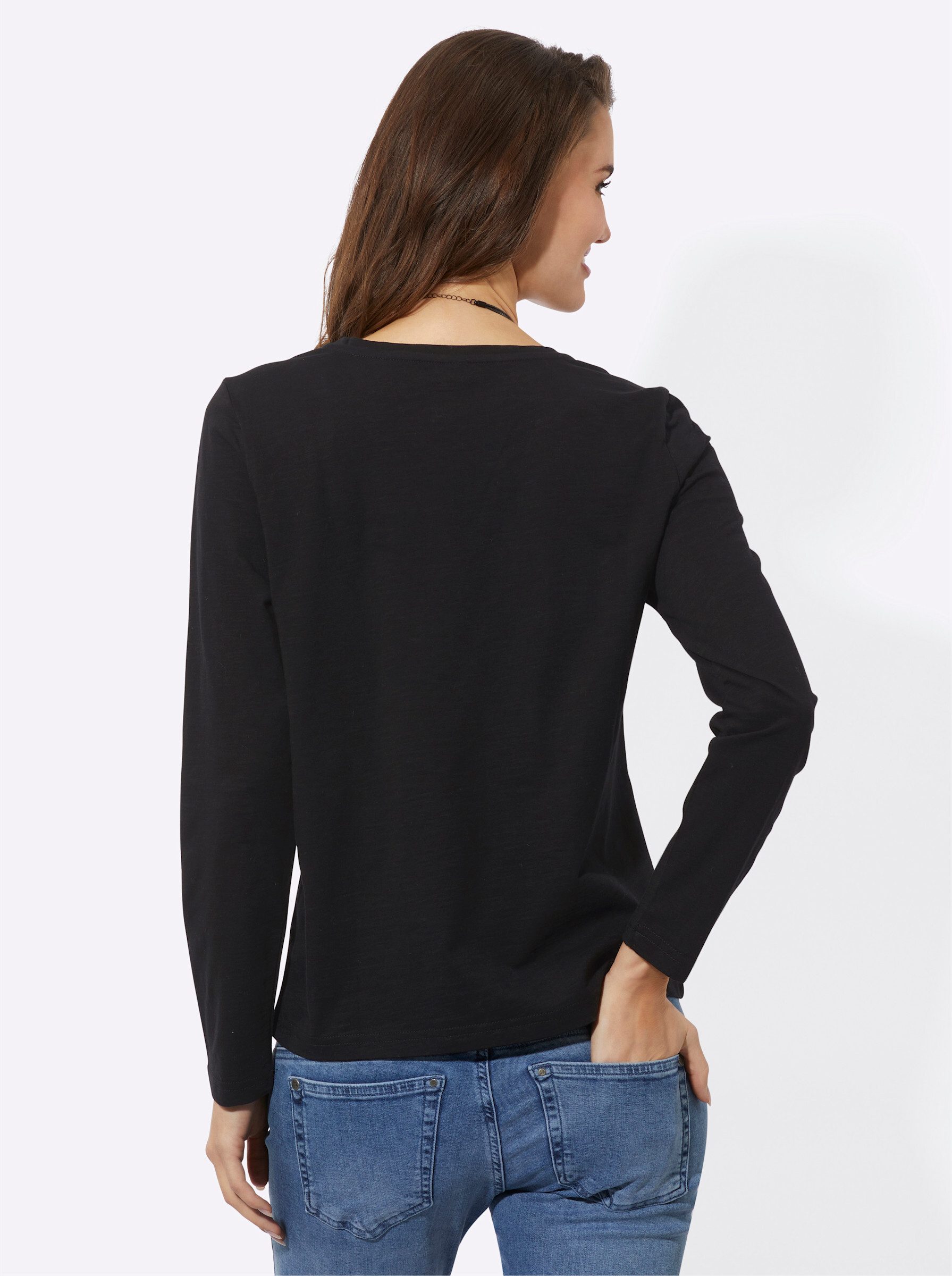 Inspirationen Langarmshirt "Langarm-Shirt", (1 tlg.) günstig online kaufen