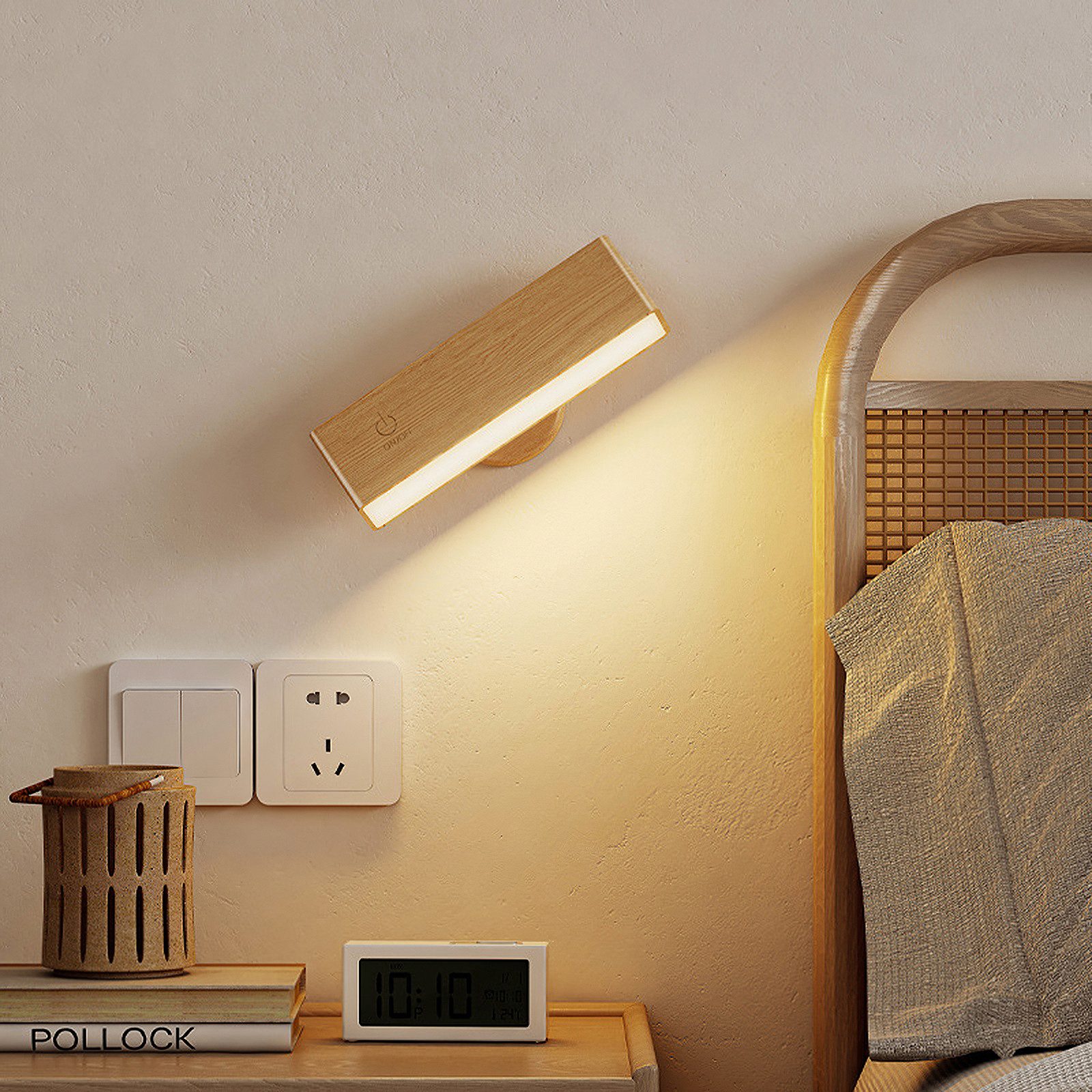 BlingBin LED Wandleuchte Akku Wandleuchte, Kabellos günstig online kaufen