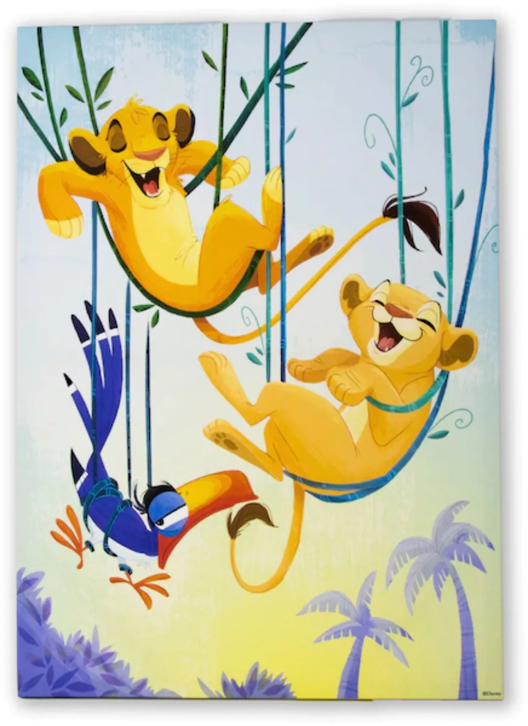 Disney Leinwandbild »Simba & Nala«, (1 St.) günstig online kaufen