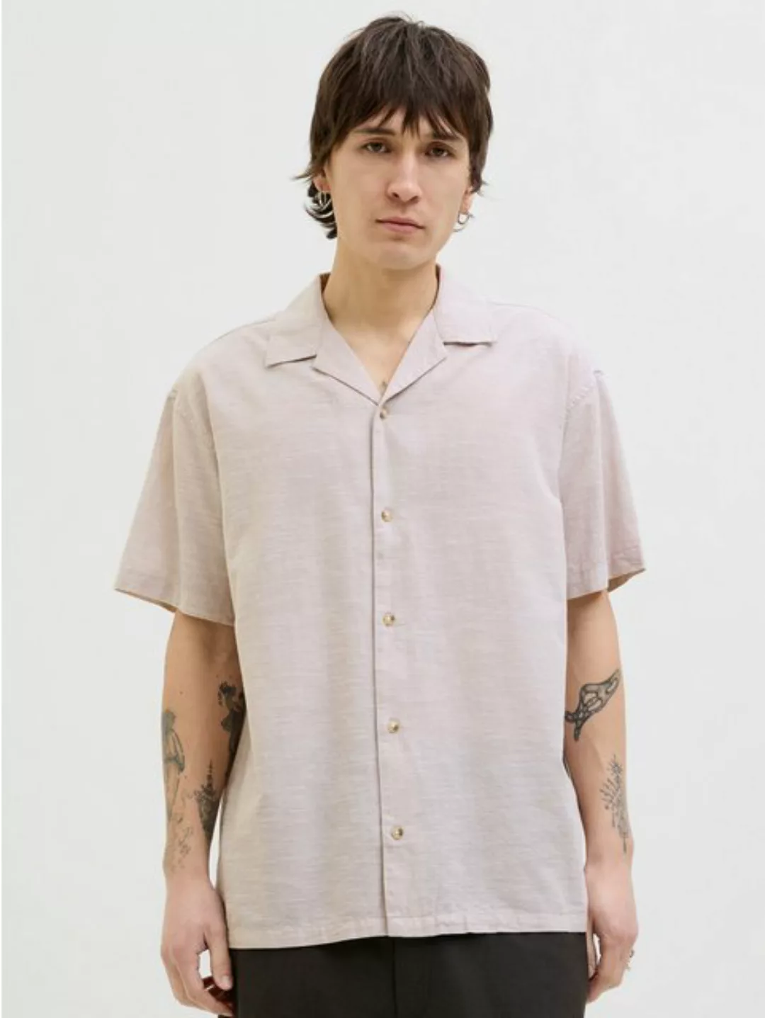 Jack & Jones Kurzarmhemd JJESUMMER RESORT SHIRT SS SN mit Resort Kragen günstig online kaufen