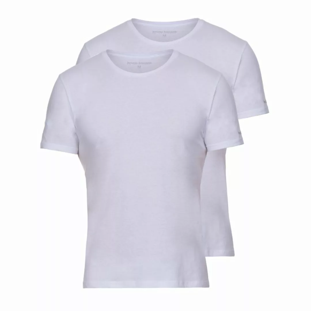 Bruno Banani 2 Pack Herren T-Shirt, Rundhals Unterhemd Pure Cotton - Farbwa günstig online kaufen