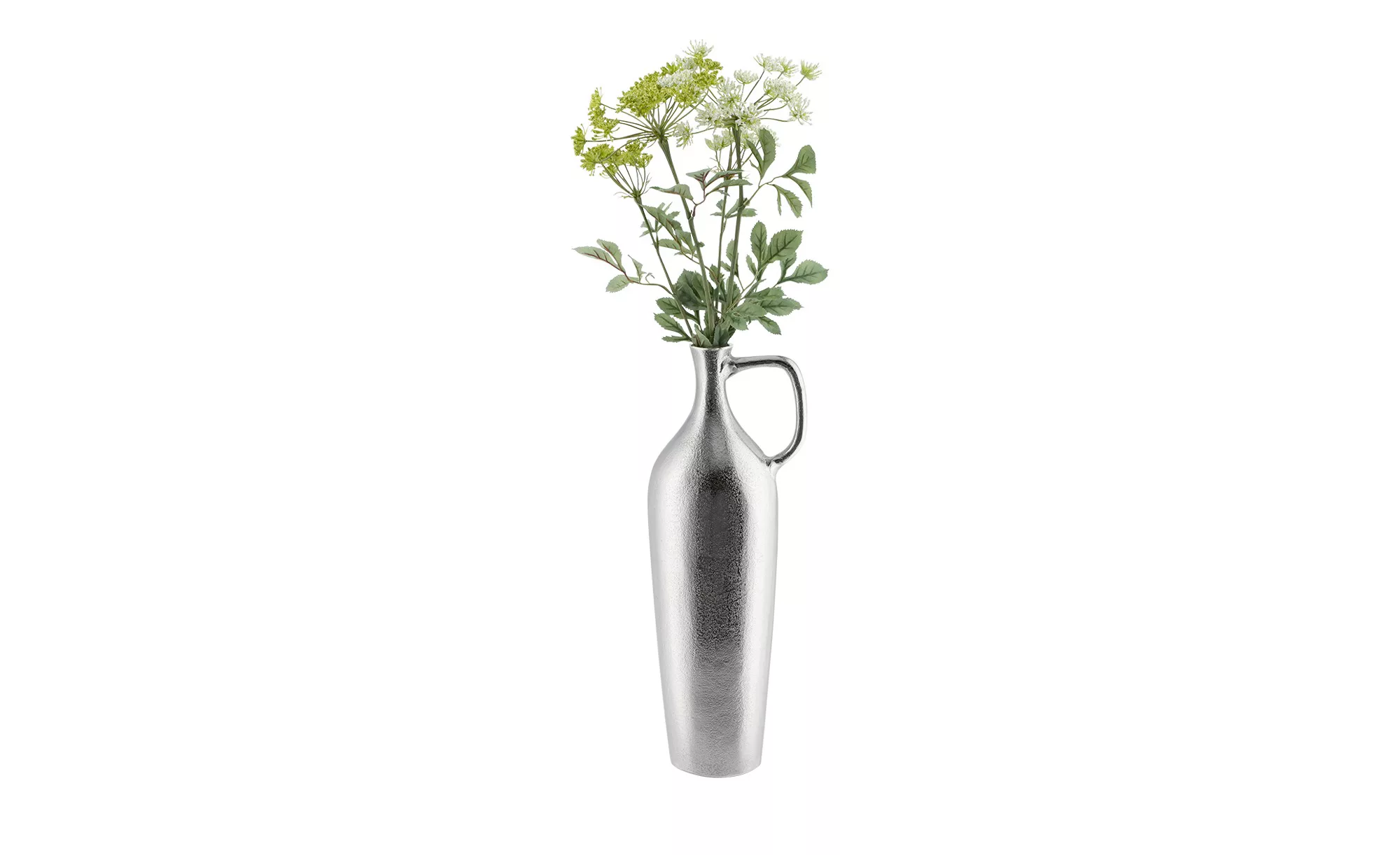 Deko Vase ¦ silber ¦ Aluminium ¦ Maße (cm): H: 45  Ø: 17 Accessoires > Vase günstig online kaufen