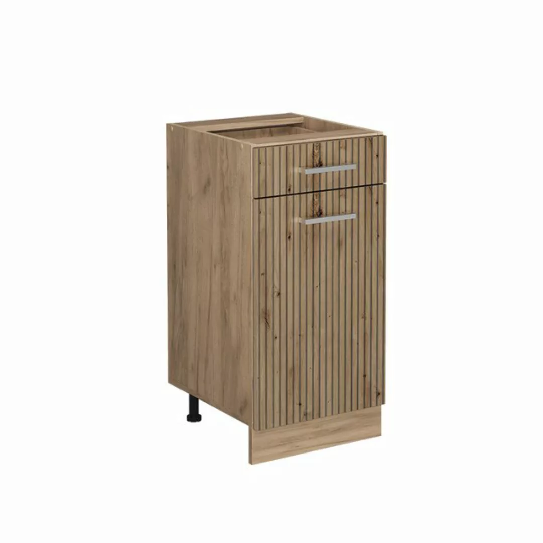 Vicco Unterschrank R-Line, Artisan-Eiche/Goldkraft Eiche, 40 cm, AP Anthraz günstig online kaufen