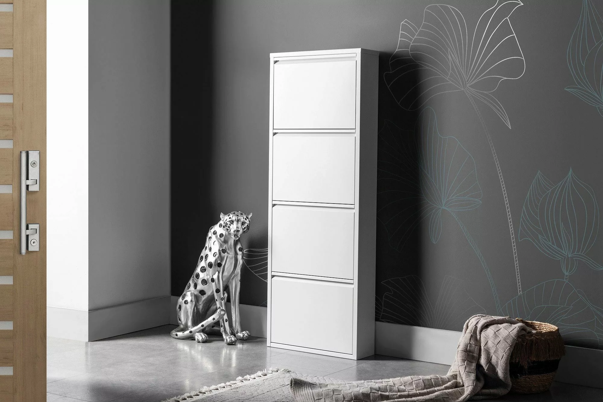 gowoll Schuhschrank Schmal Schuhregal Metall Schuhkipper günstig online kaufen
