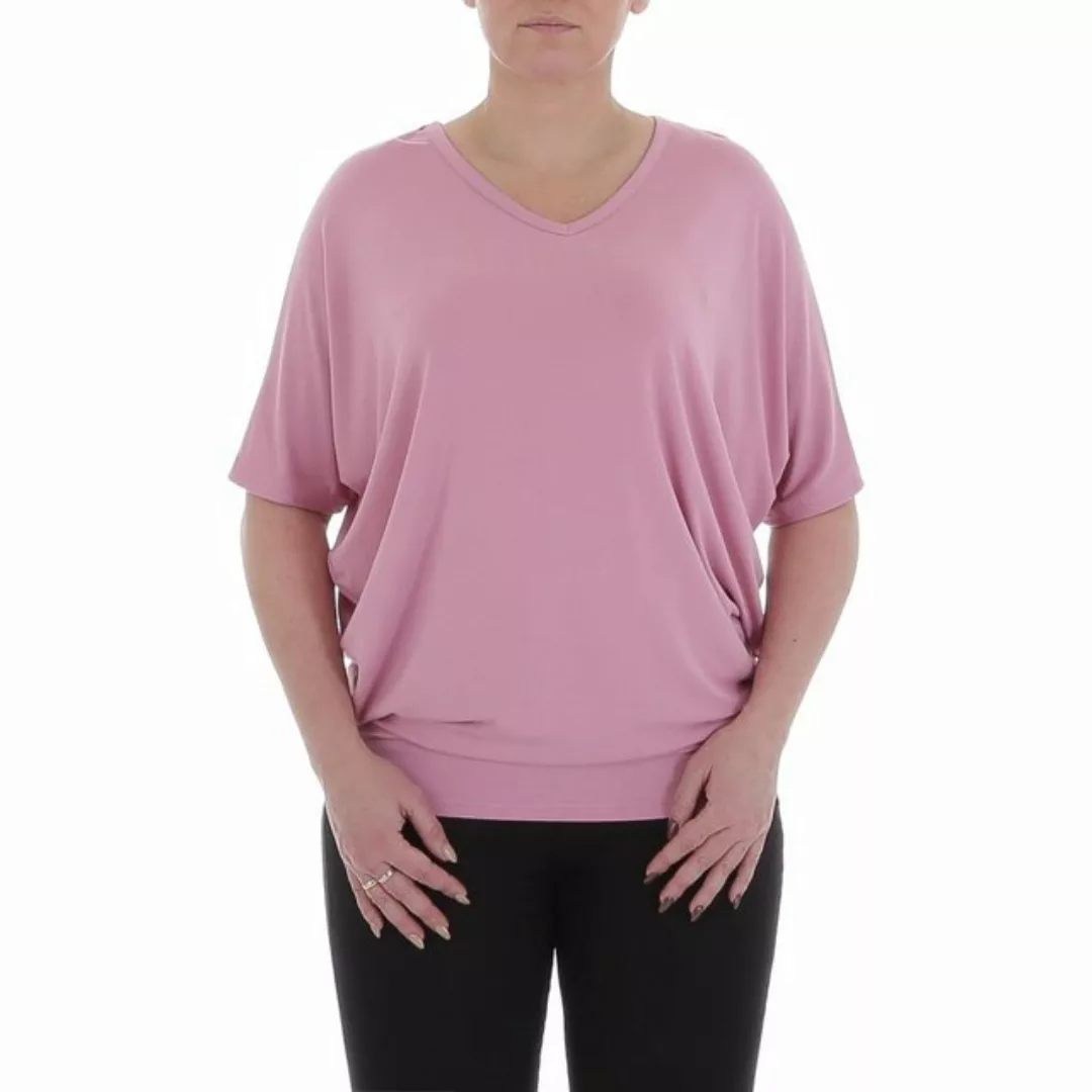 Ital-Design T-Shirt Damen Freizeit (85915842) T-Shirt in Rosa günstig online kaufen