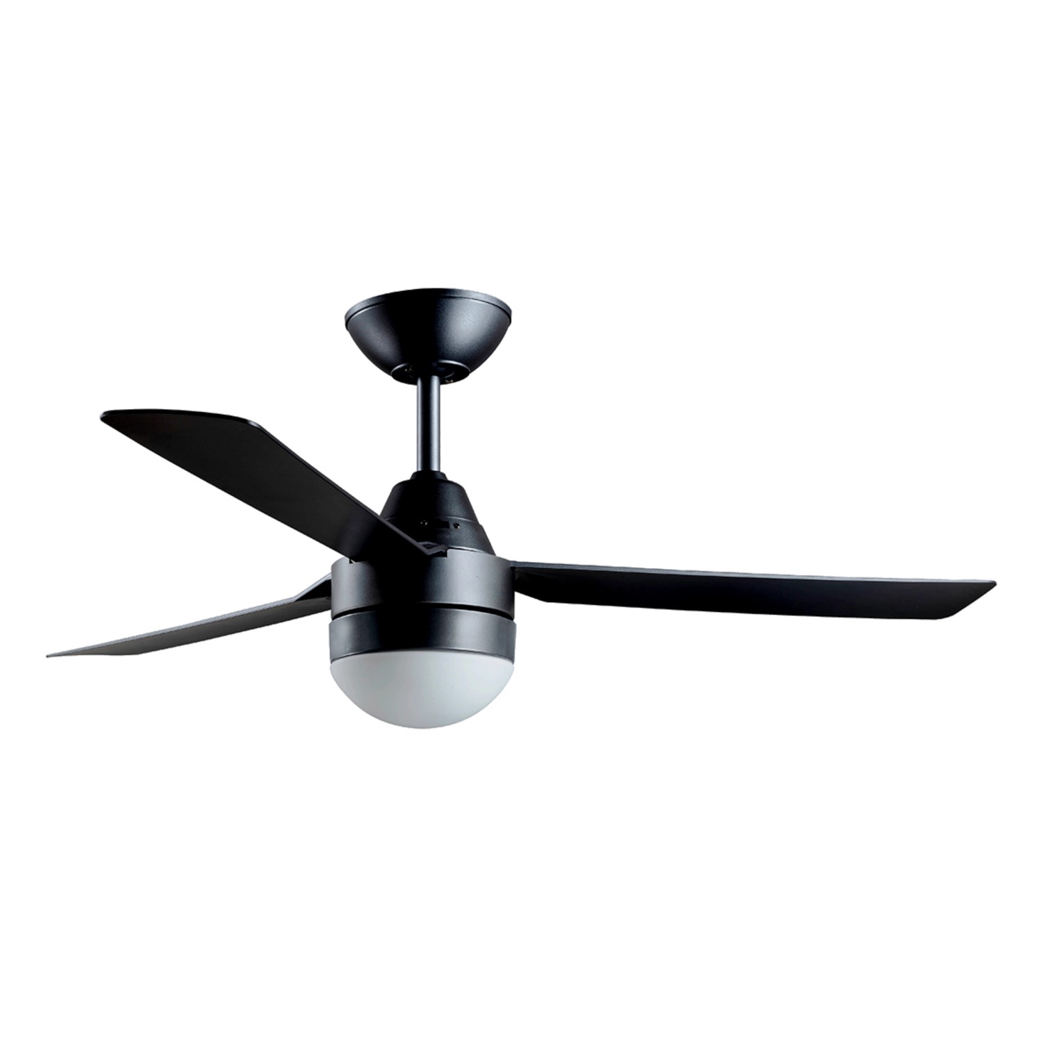 Beacon Deckenventilator mit Licht Megara schwarz 122cm leise günstig online kaufen