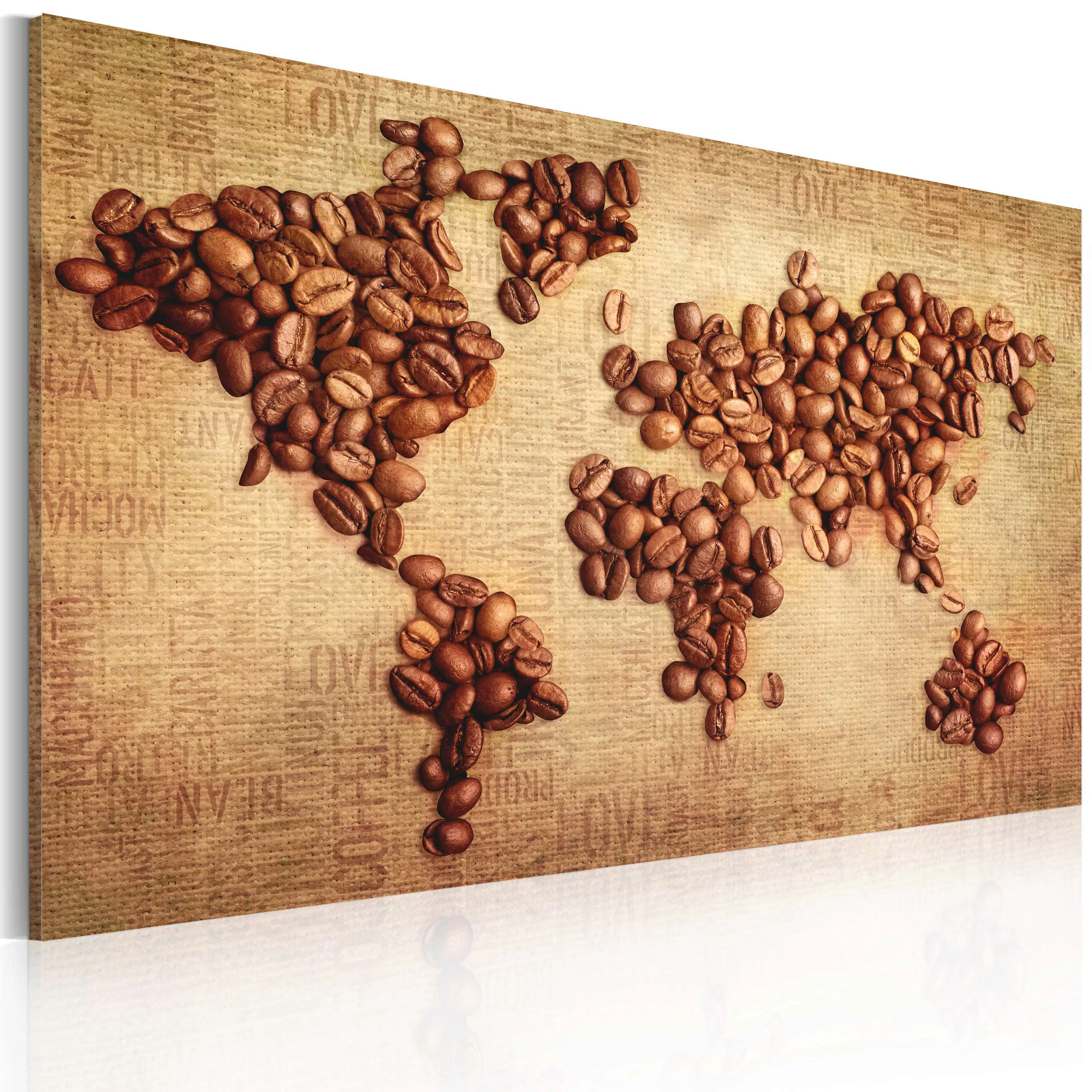 Wandbild - Kaffee aus der ganzen Welt günstig online kaufen