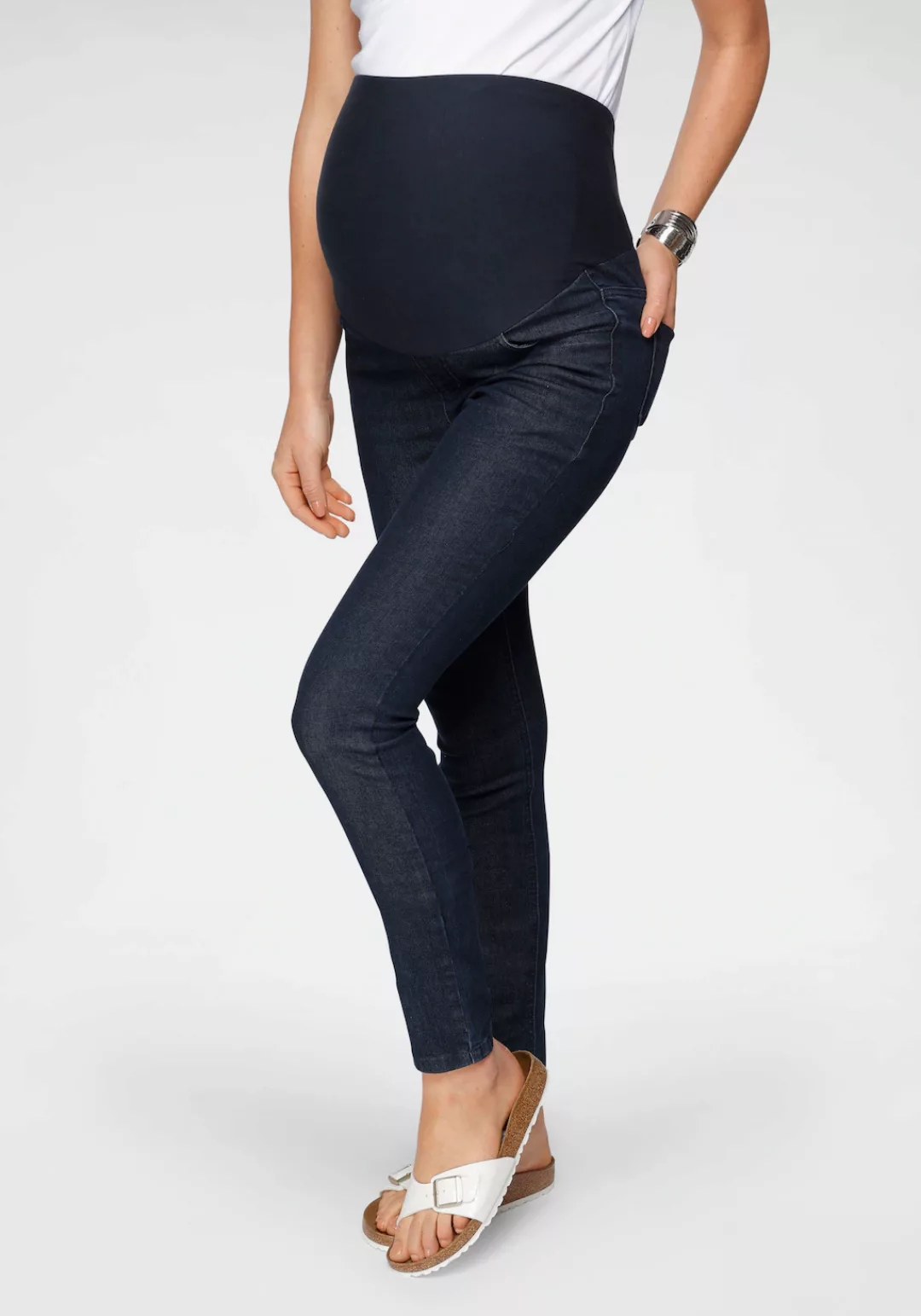 Neun Monate Umstandsjeans "Stretch-Jeans für Schwangerschaft und Stillzeit" günstig online kaufen