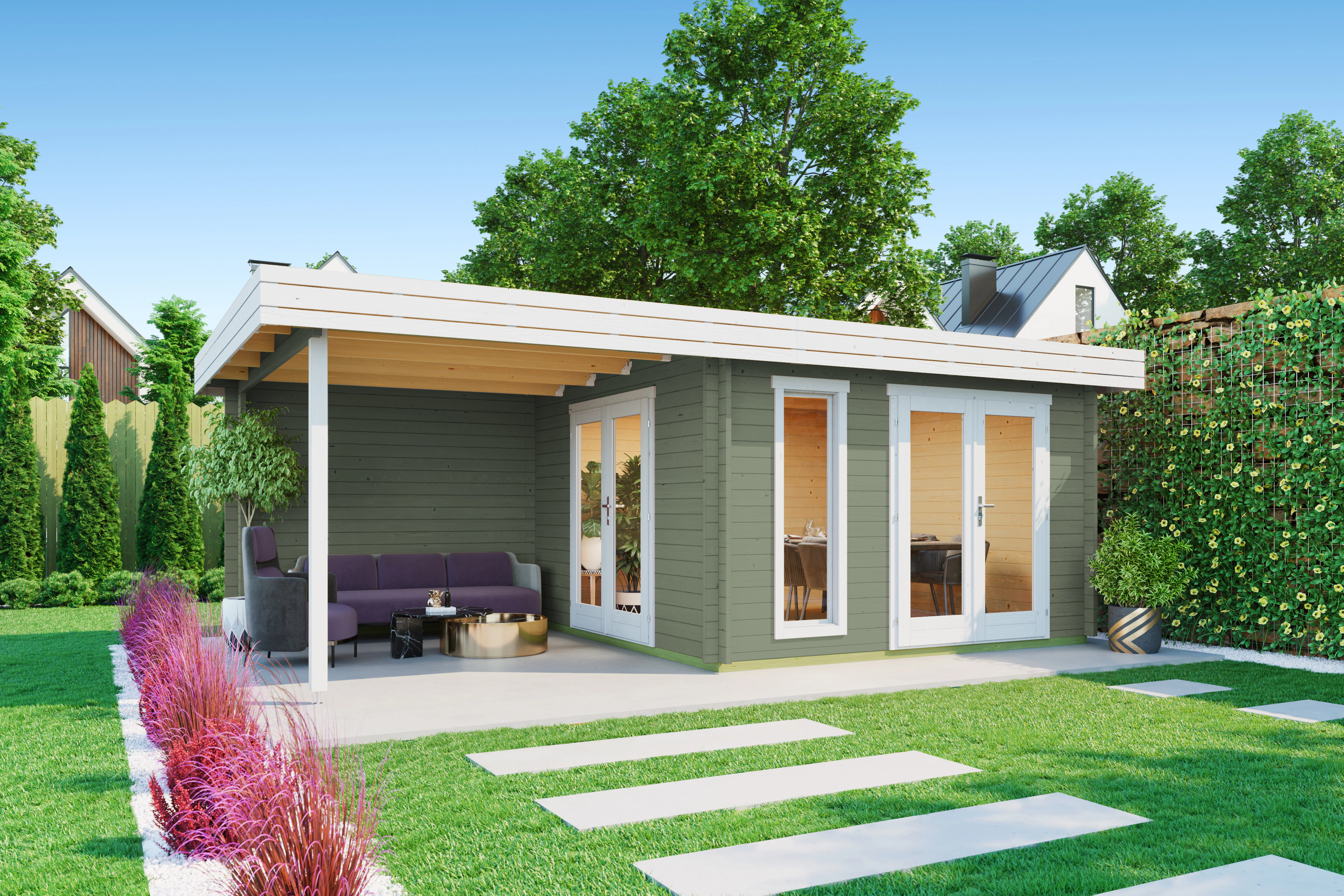 Nordic Holz Gartenhaus "ANDRES" günstig online kaufen
