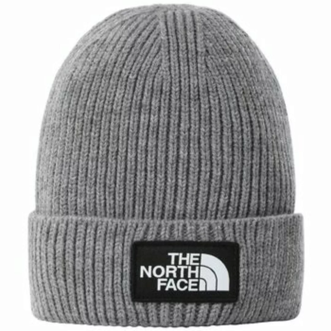 The North Face  Hut NF0A3FJX - LOGO BOX CUFFED-DYY1 Medium Grey Heather günstig online kaufen