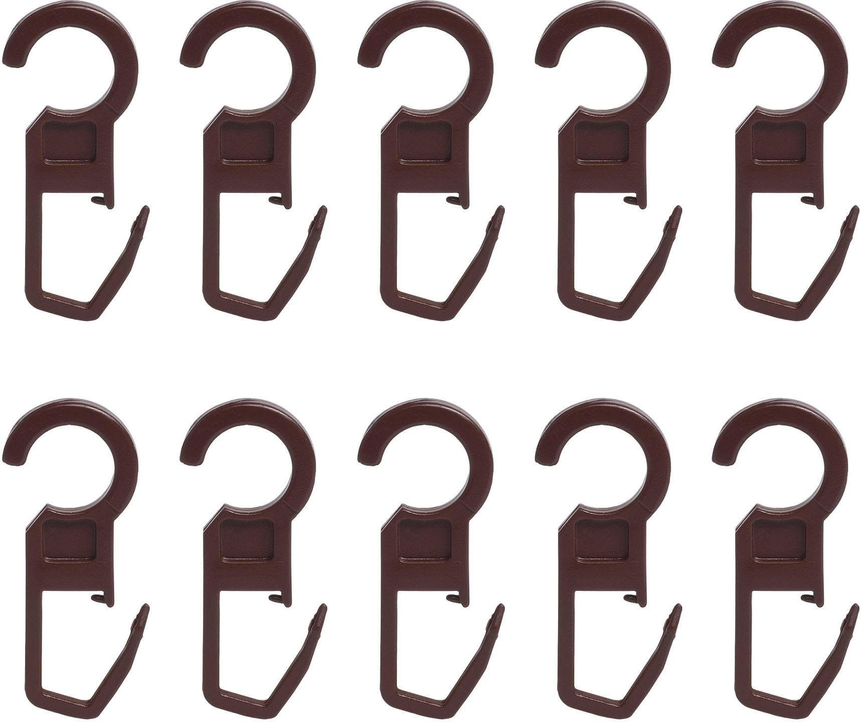 Liedeco Faltenclip, Gardinen, Vorhänge, (Set, 10-St), günstig online kaufen