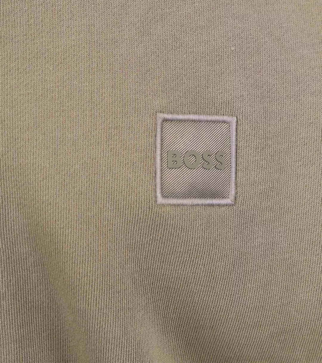 BOSS Zestart Strickjacke Khaki - Größe M günstig online kaufen