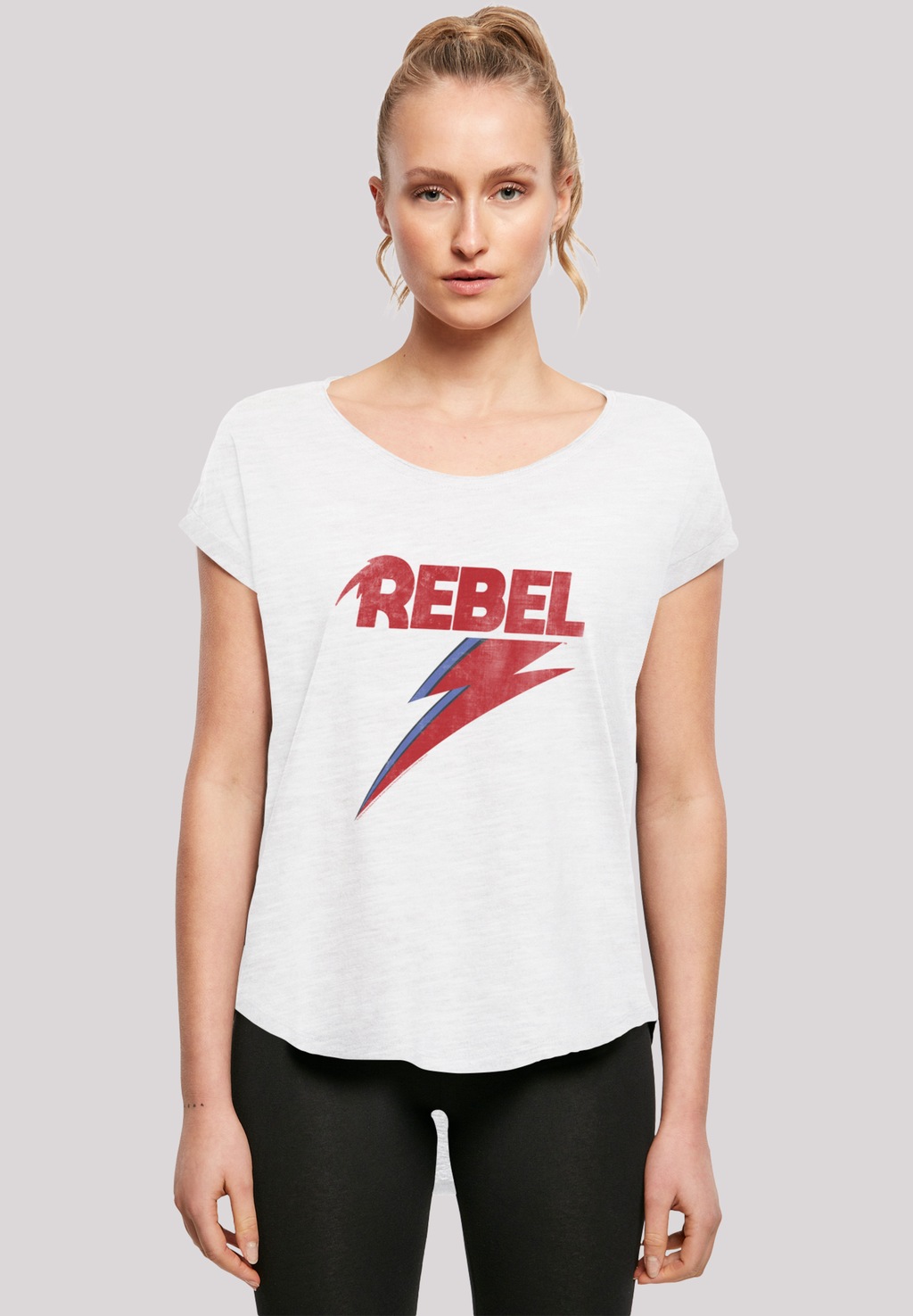 F4NT4STIC T-Shirt "David Bowie Distressed Rebel", Print günstig online kaufen