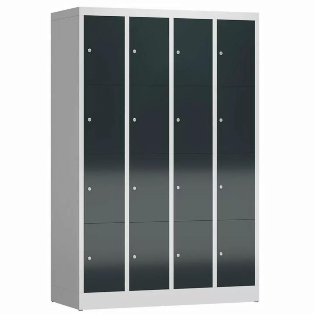 Steelboxx Fächerschrank ClassiX Schließfachschrank, 4 Abteile à 4 Fächer, 1 günstig online kaufen