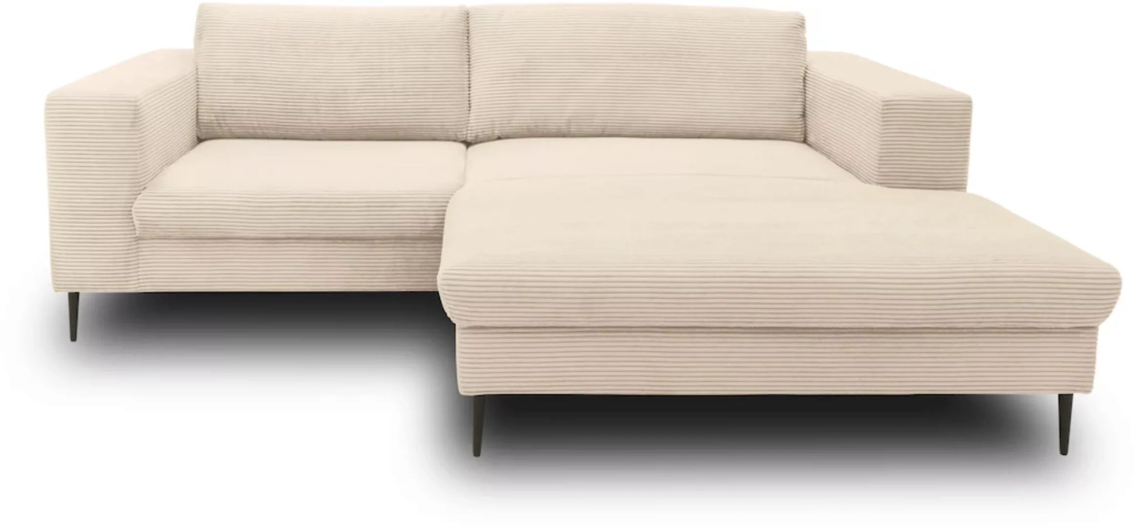DOMO collection Ecksofa »Modica kompakt und elegant, Breite 244, L-Form«, m günstig online kaufen