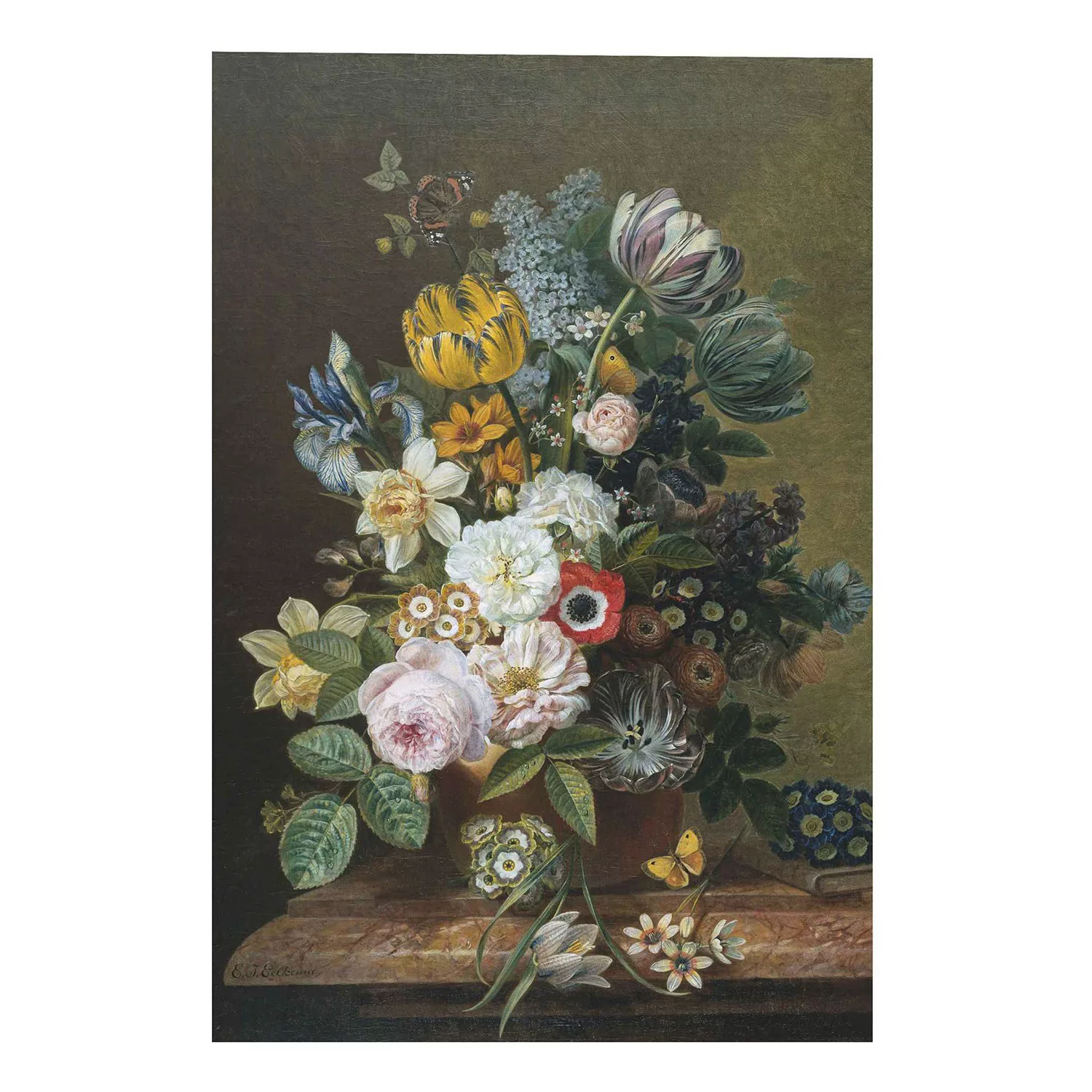 Reinders! Wandbild »Wandbild Stillleben mit Blumen Alte Meister - Blumen - günstig online kaufen