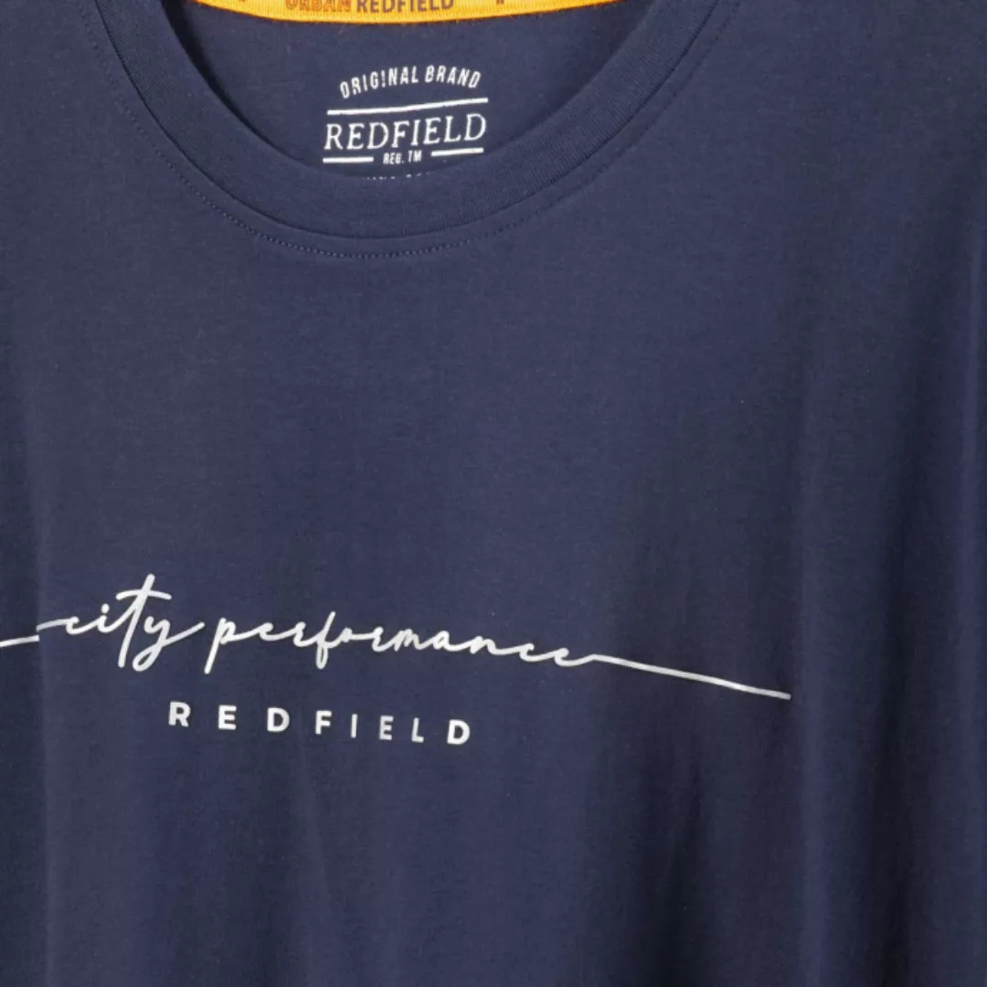 Redfield T-Shirt mit Label-Print günstig online kaufen
