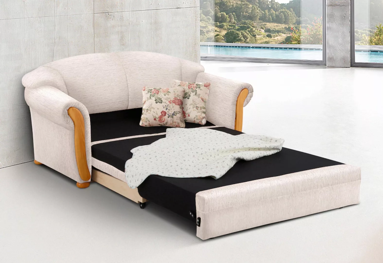 Home affaire 2-Sitzer »Milano«, mit Bettfunktion günstig online kaufen