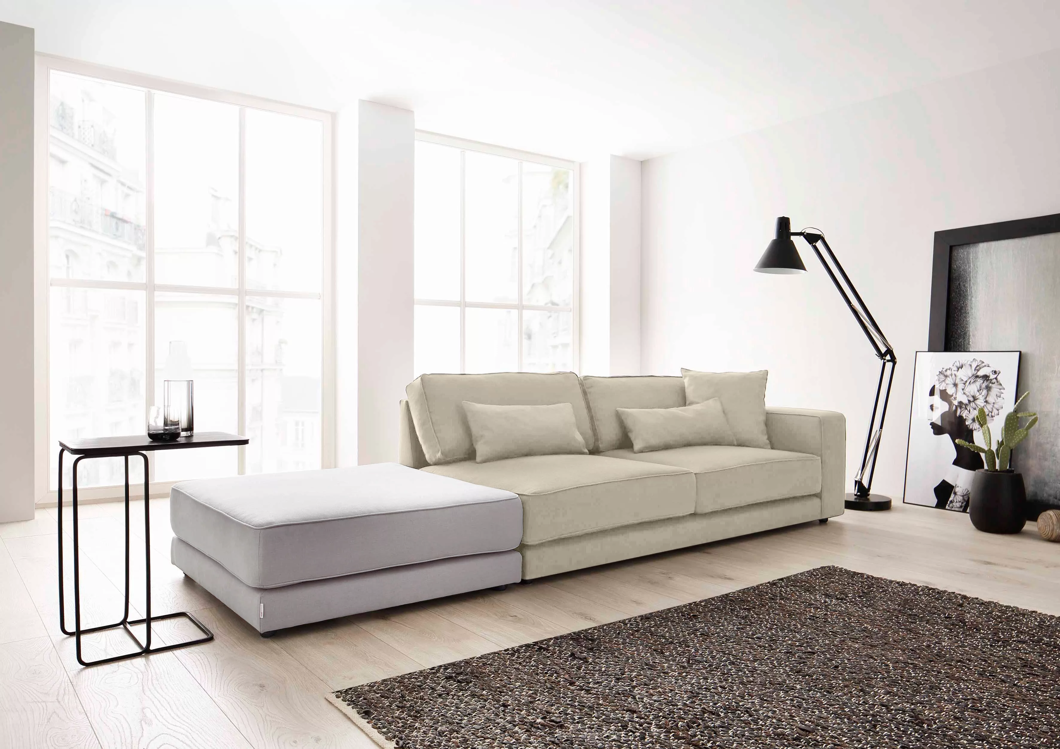 OTTO products Ecksofa "Grenette", frei oder als Teil des Modulsofas, Baumwo günstig online kaufen