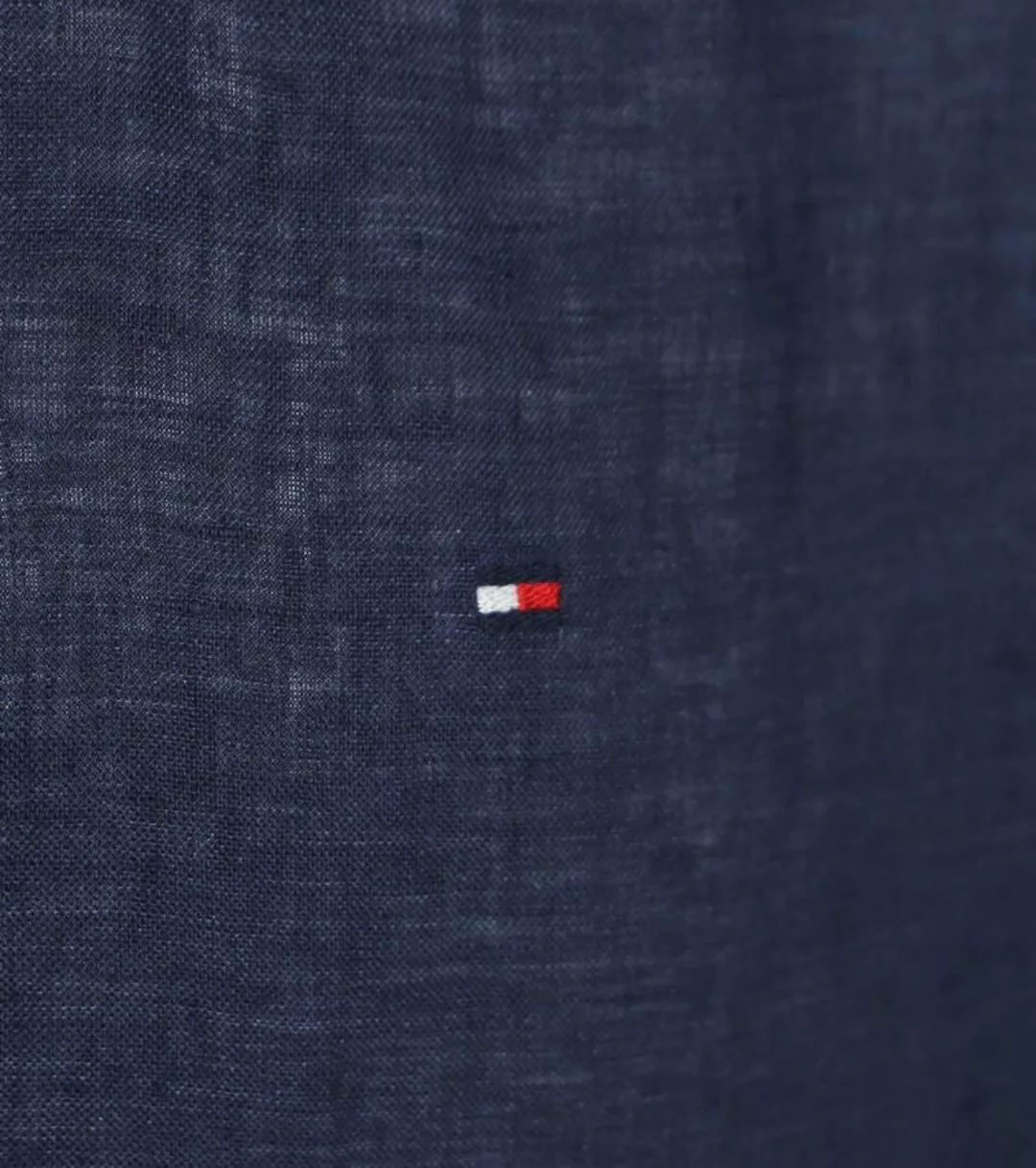 Tommy Hilfiger Hemd Leinen Navy - Größe XXL günstig online kaufen