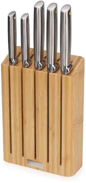 Joseph Joseph Messer-Set »Elevate Steel Knives Bamboo«, (6 tlg.), rutschfes günstig online kaufen