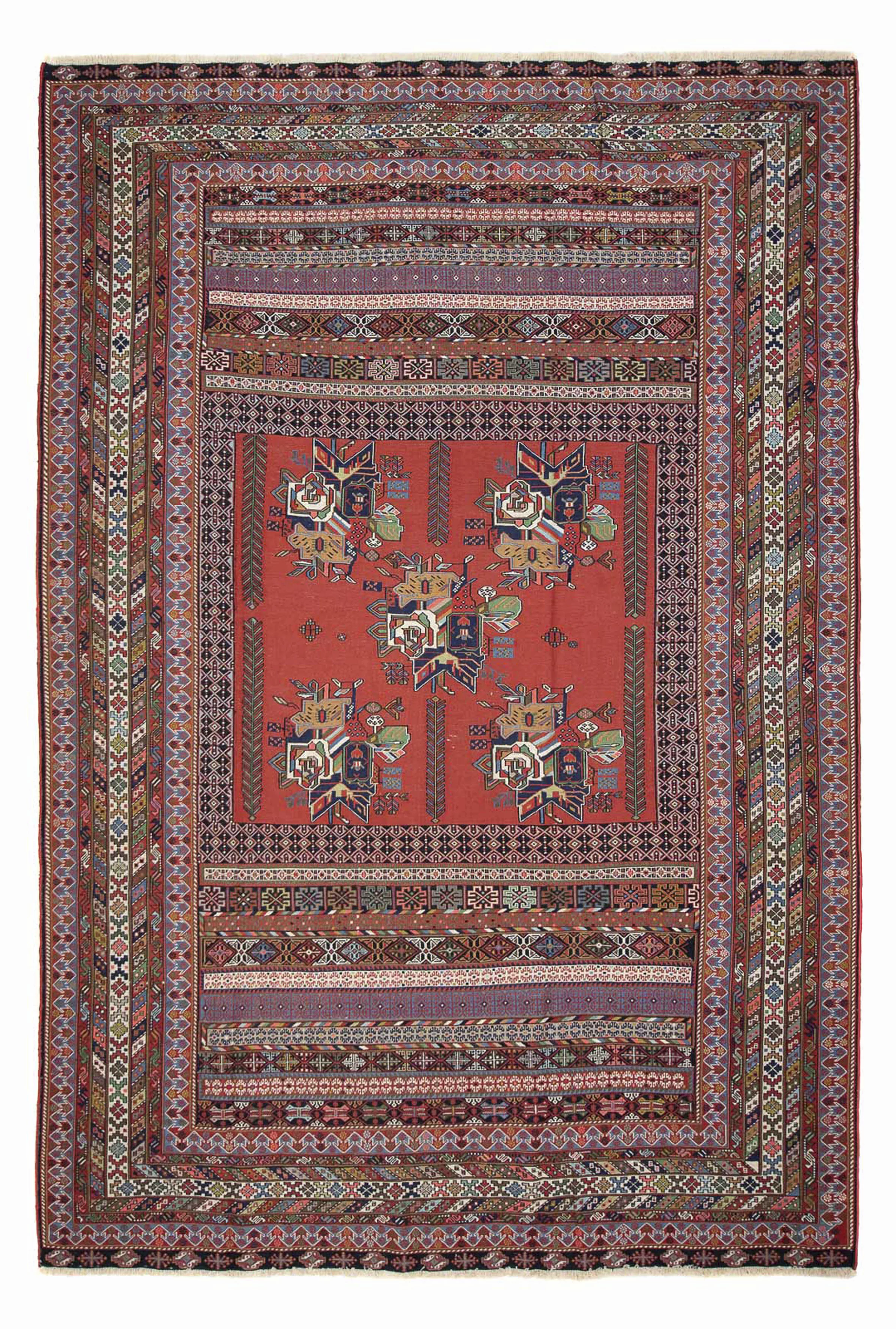 morgenland Orientteppich »Perser - Nomadic - 294 x 194 cm - dunkelrot«, rec günstig online kaufen