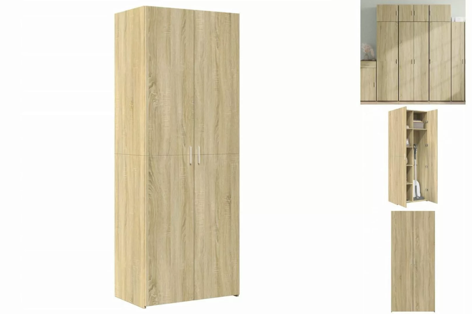 vidaXL Kleiderschrank Kleiderschrank Highboard Sonoma-Eiche 70x42,5x185 cm günstig online kaufen