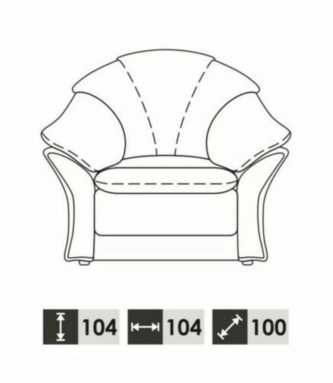 JVmoebel Sofa Weiße Couchgarnitur 3+1 Luxus Sofas Moderne Möbel 2tlg., Made günstig online kaufen