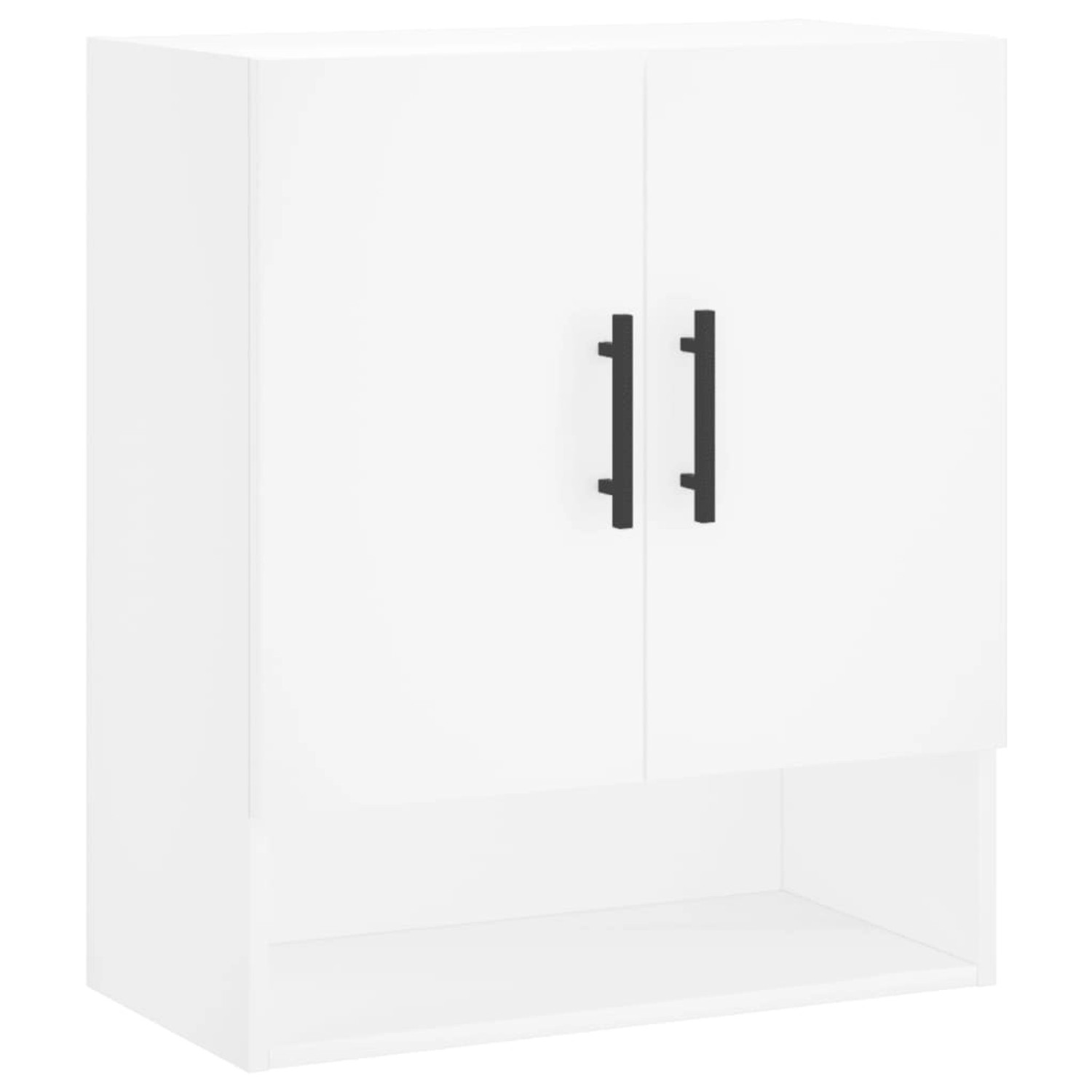 vidaXL Hängeschrank Wandschrank Hängeschrank Aufbewahrung Weiß 60x31x70 cm günstig online kaufen