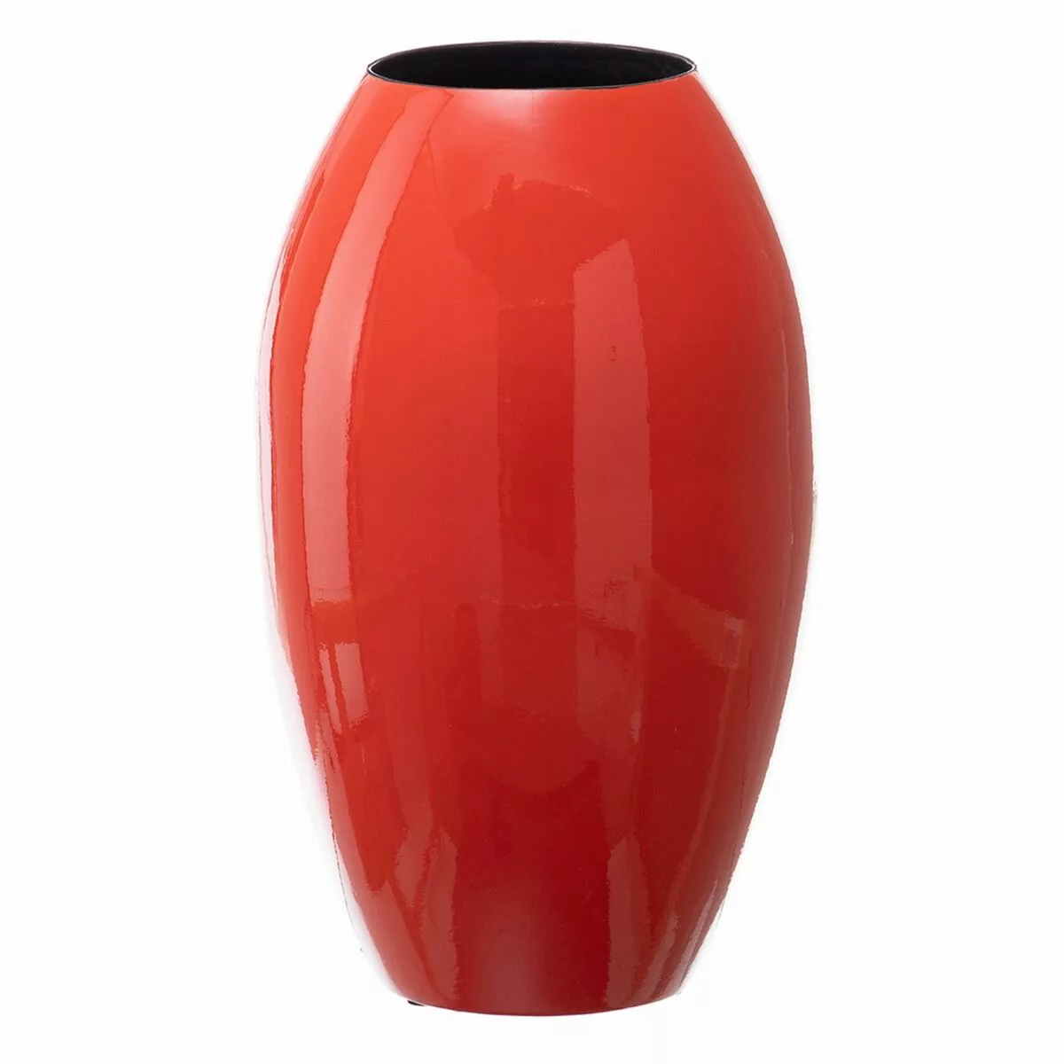 Vase 21,5 X 21,5 X 36 Cm Aus Keramik Orange günstig online kaufen