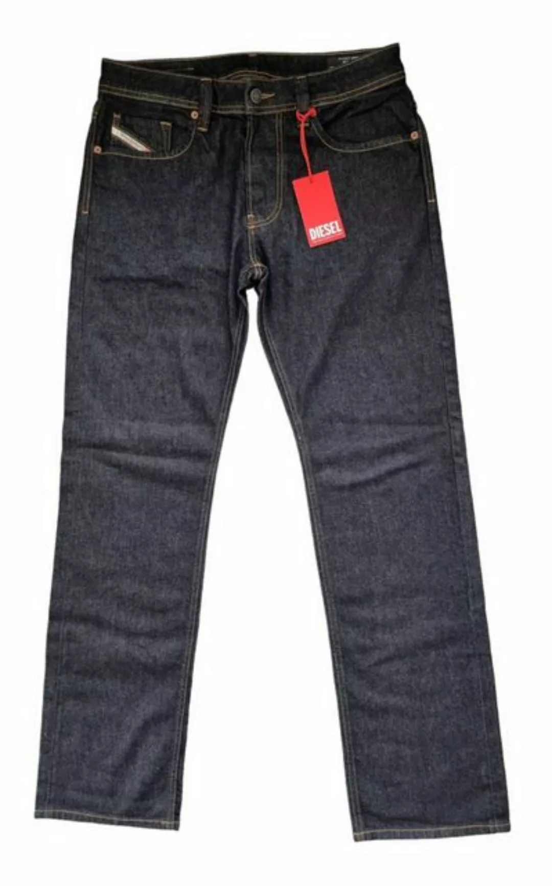 Diesel Regular-fit-Jeans Larkee RR9HF (Dunkelblau) 5 Pocket Style, Rinsed W günstig online kaufen