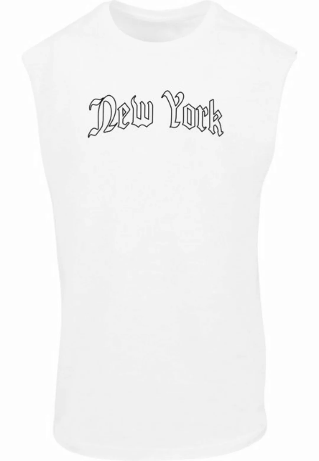 MisterTee T-Shirt MisterTee New York Wording Sleeveless Tee (1-tlg) günstig online kaufen