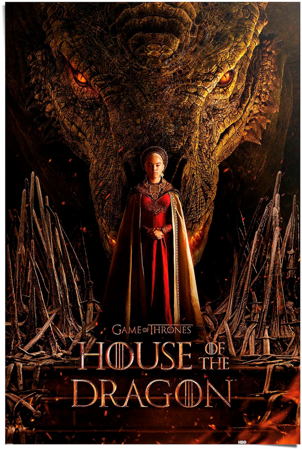 Reinders Poster "House of the Dragon - dragon throne" günstig online kaufen
