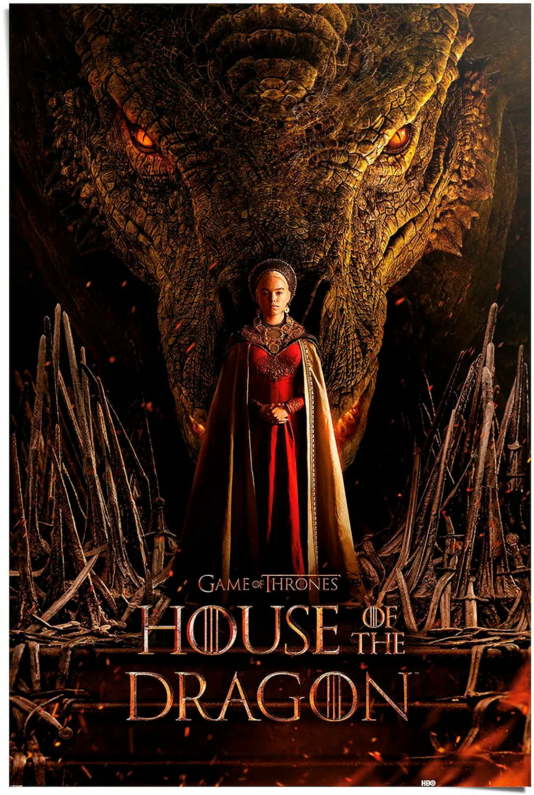 Reinders Poster "House of the Dragon - dragon throne" günstig online kaufen