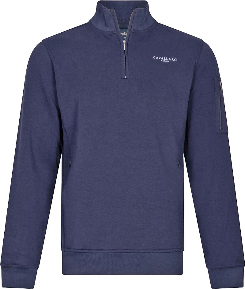 Cavallaro Bellunio Half Zip Pullover Navy - Größe S günstig online kaufen