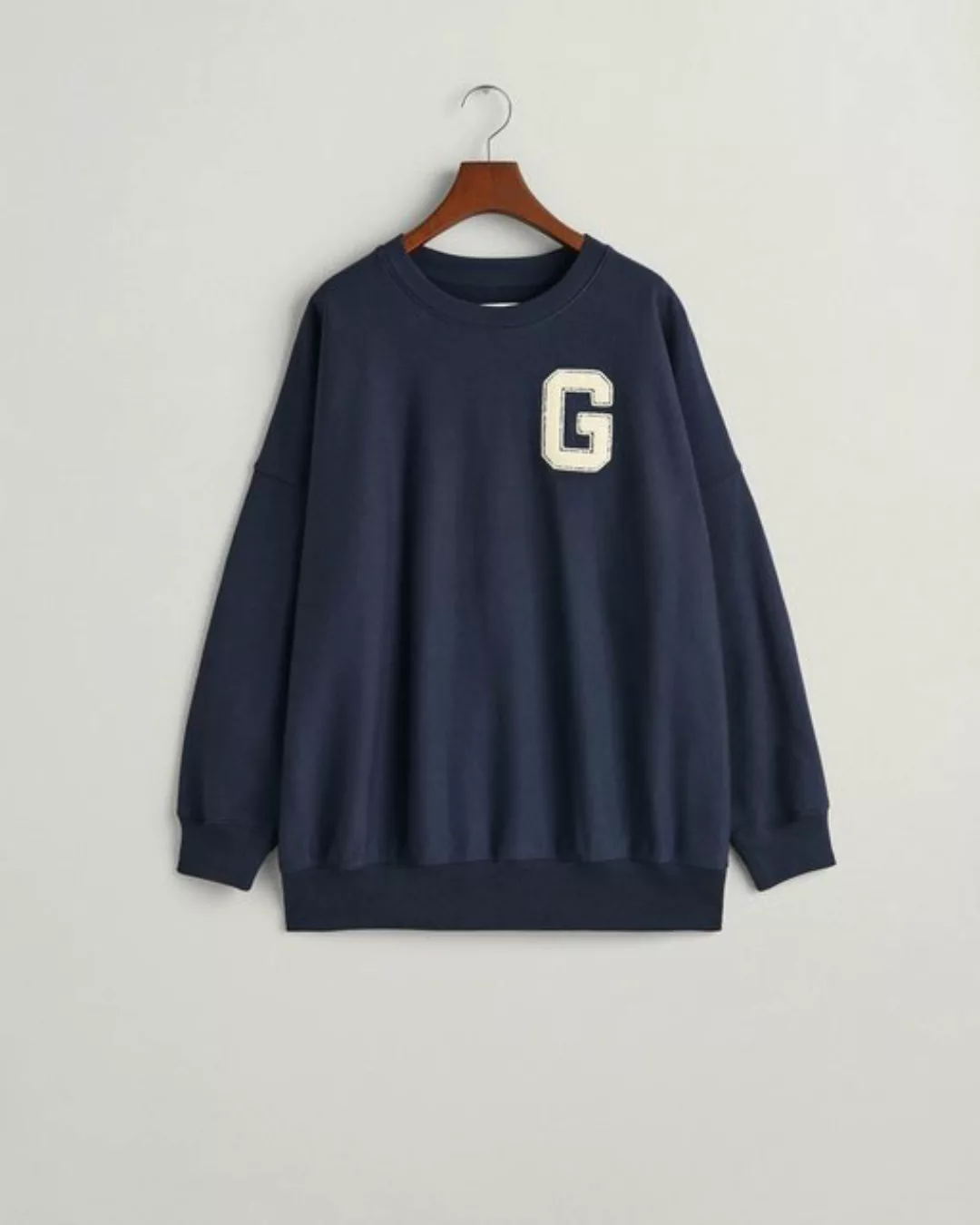 Gant Sweatshirt OVERSIZED G C-NECK SWEAT, EVENING BLUE günstig online kaufen