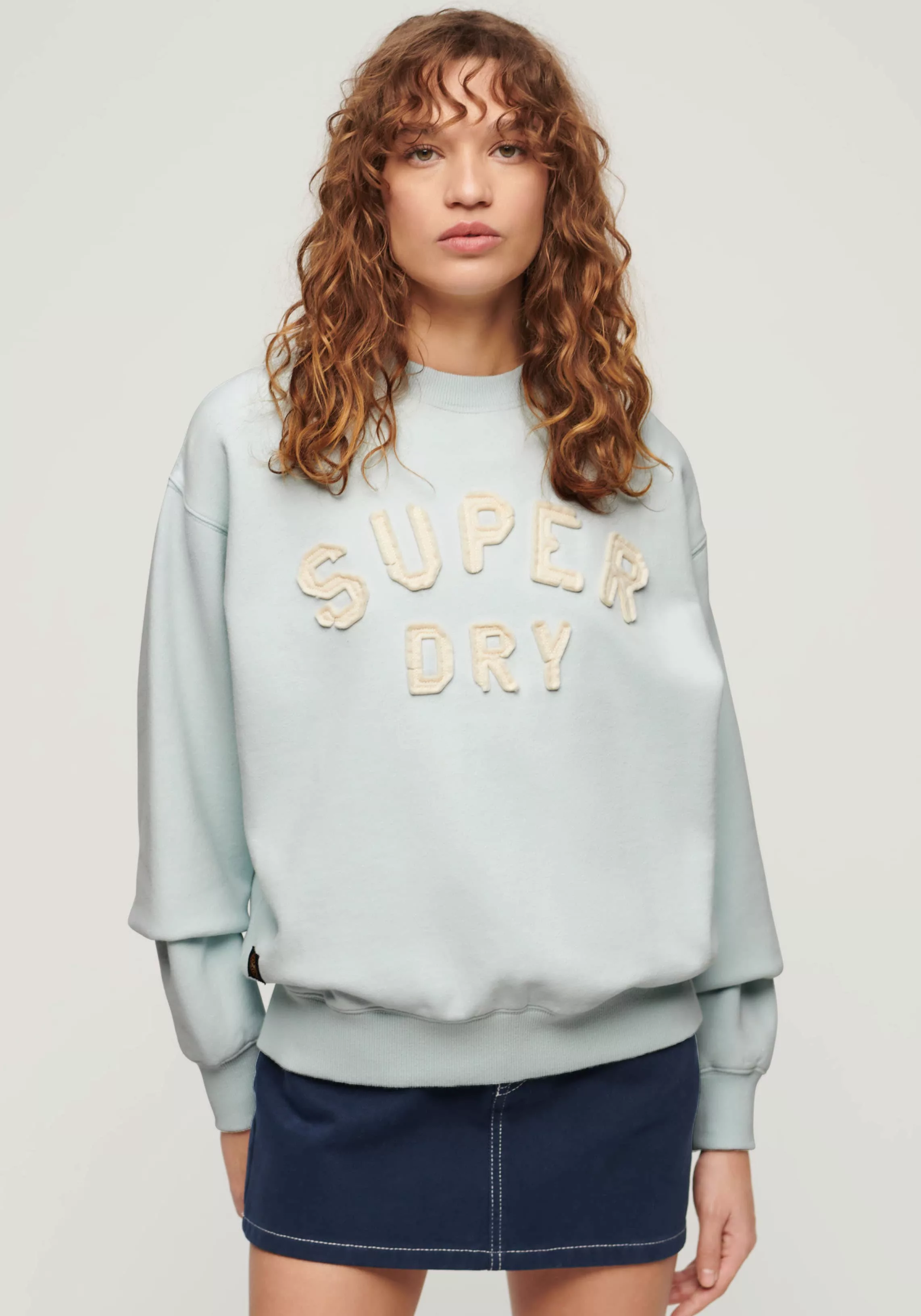 Superdry Sweatshirt APPLIQUE ATHLETIC LOOSE SWEAT günstig online kaufen