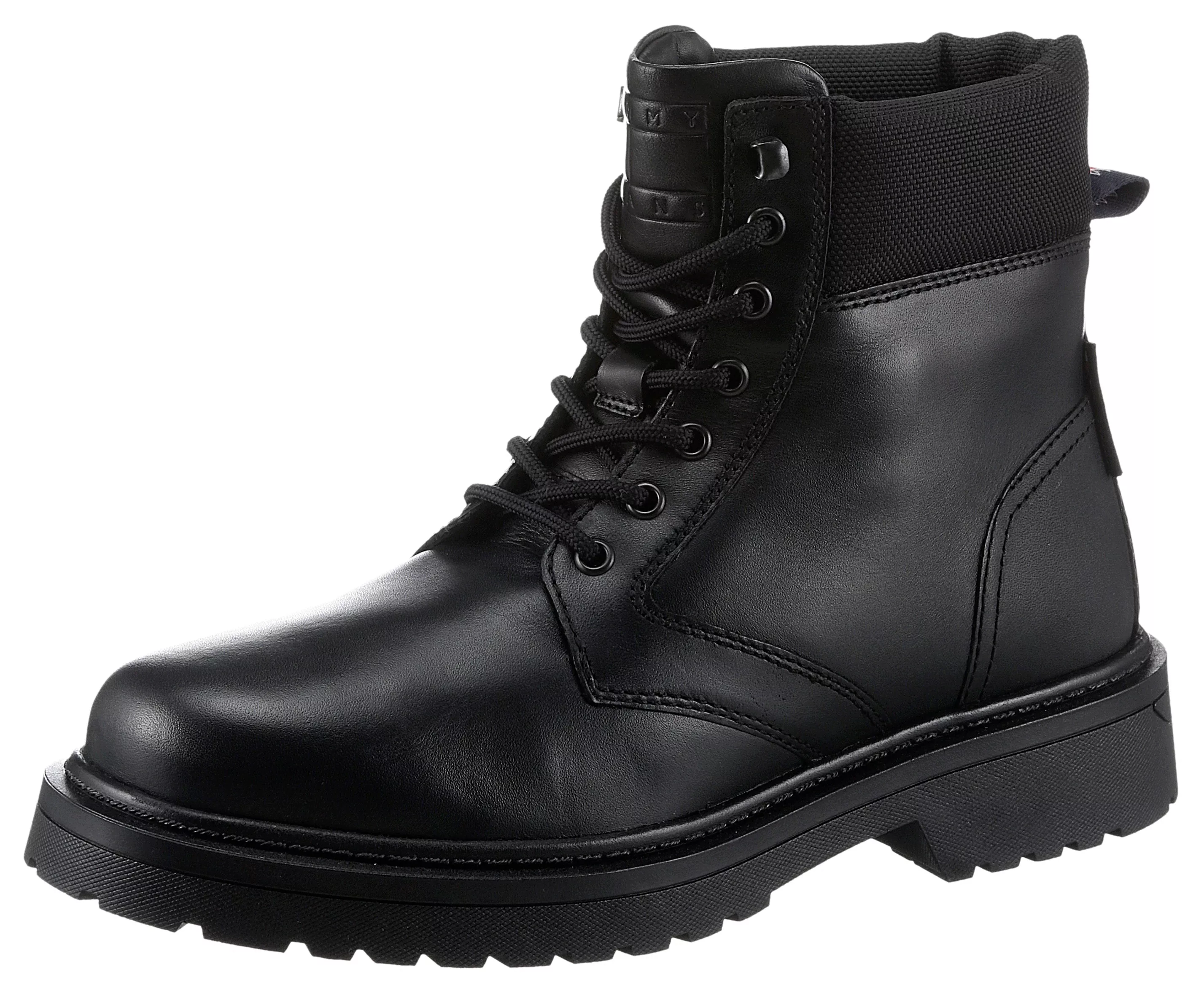 Tommy Jeans Schnürboots "TJM LACE UP BOOT", Blockabsatz, Schnürstiefelette günstig online kaufen