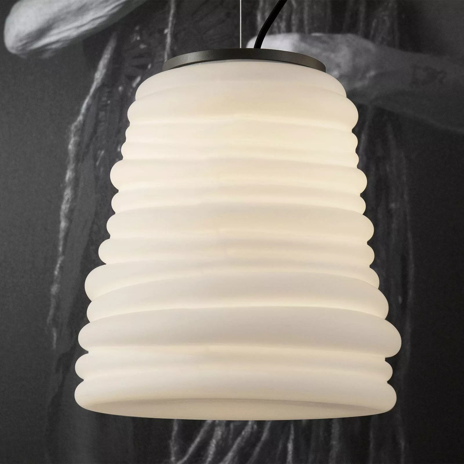 Karman Bibendum LED-Hängeleuchte, Ø 30 cm, weiß günstig online kaufen