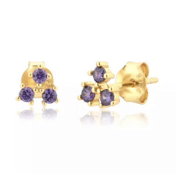 Vistosa Trio Gold Earrings - Ohrringe günstig online kaufen