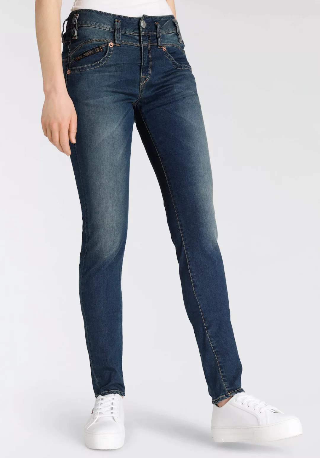 Herrlicher Slim-fit-Jeans "PEARL SLIM ORGANIC", extra komfortabel günstig online kaufen