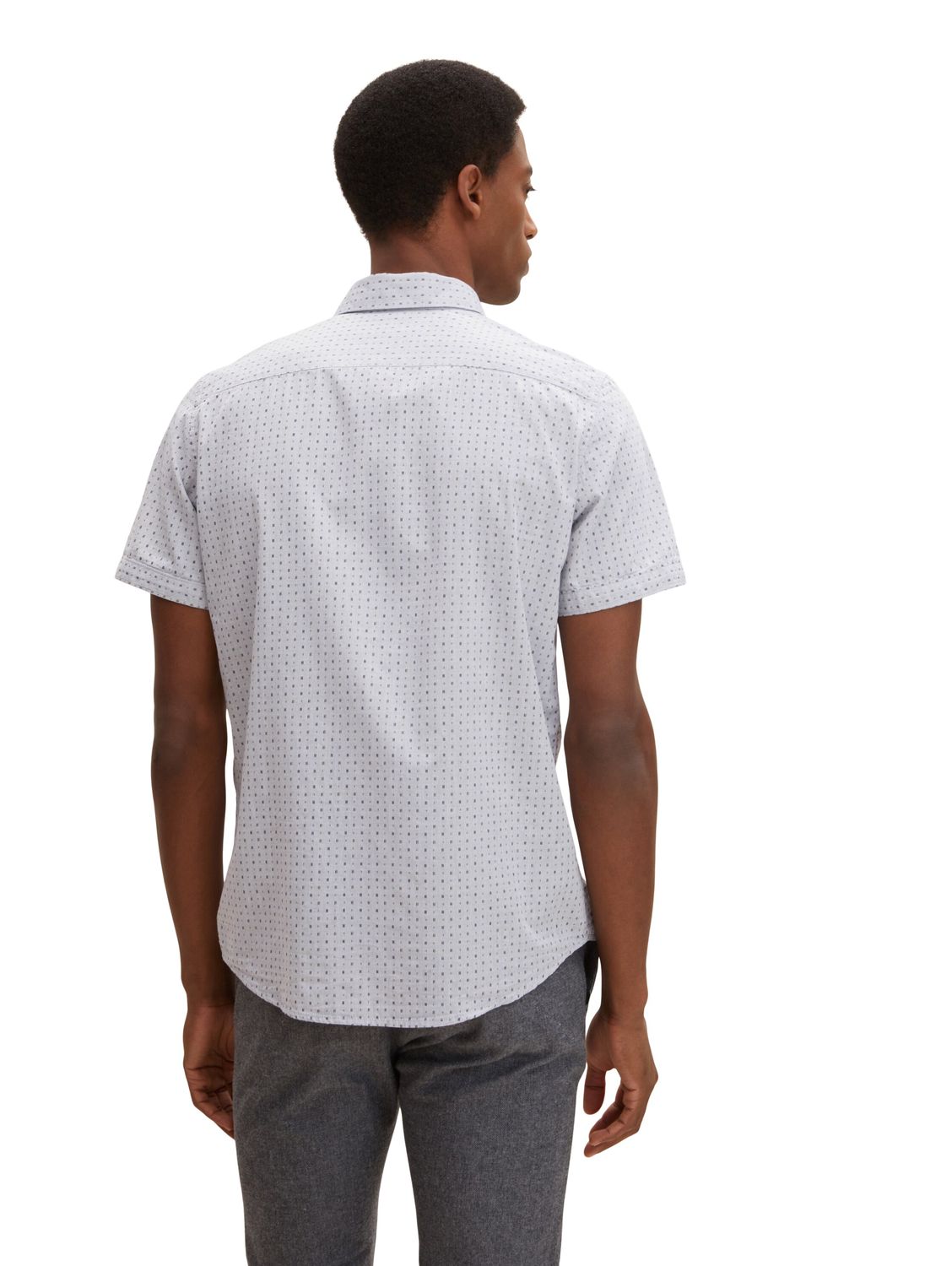 Tom Tailor Herren Kurzarm Hemd FITTED PRINTED - Regular Fit günstig online kaufen