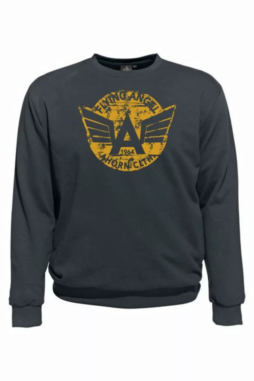 AHORN SPORTSWEAR Sweatshirt FLYING ANGEL_SAFFRON YELLOW mit modischem Print günstig online kaufen